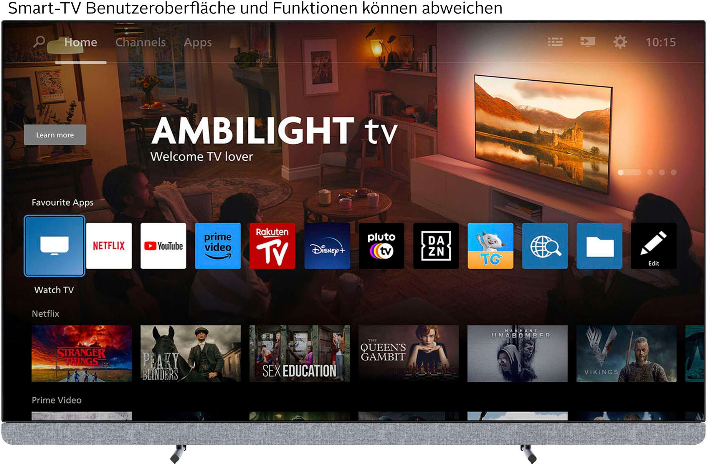 Philips OLED-Fernseher »55OLED910/12«, 4K Ultra HD, Google TV-Smart-TV
