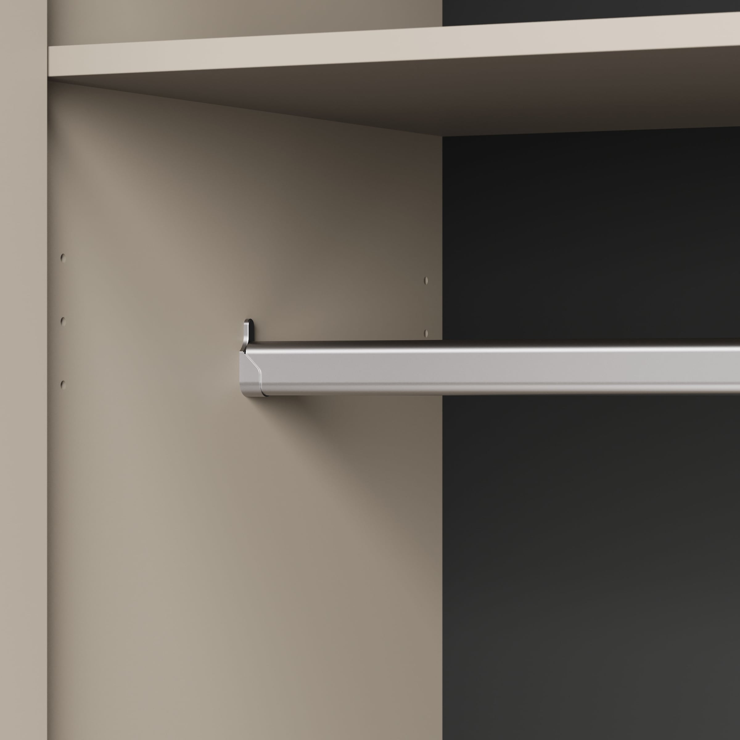 INOSIGN Kleiderschrank »Lagos, Garderobe«, (1 St.), Moderner Drehtürenschrank, FSC-zertifiziert, Schlafzimmerschrank