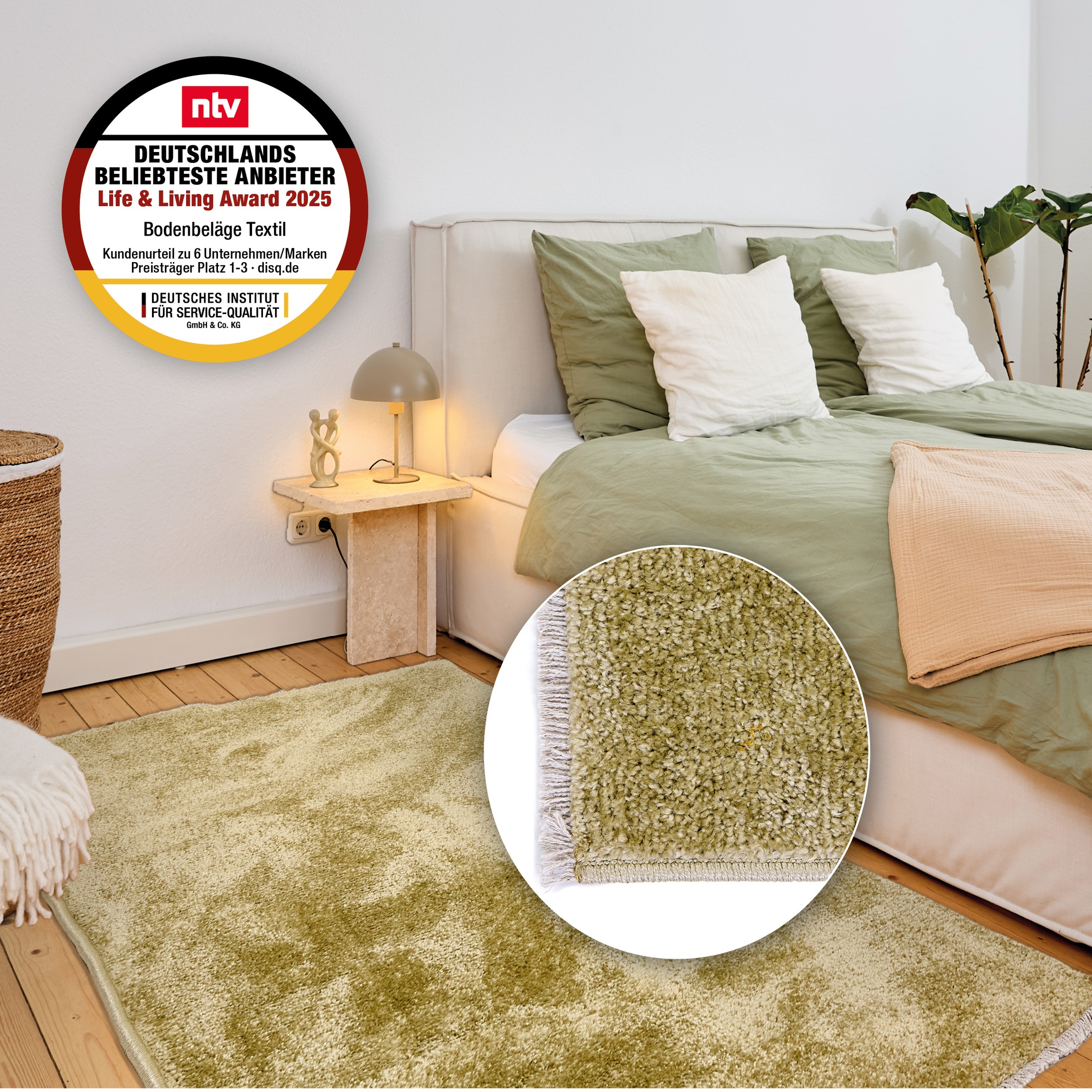 ASTRA Teppich »Stevie 250«, rechteckig, 9 mm Höhe, weicher Kurzflor, gewebt, Wohnzimmer, Schlafzimmer