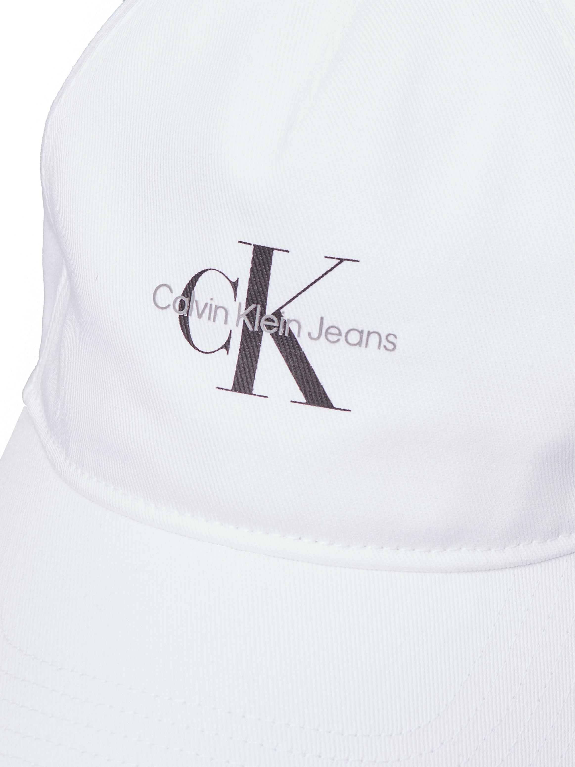 Calvin Klein Jeans Baseball Cap »MONOLOGO PRINTED BASEBALL CAP« Mit festem Schirm