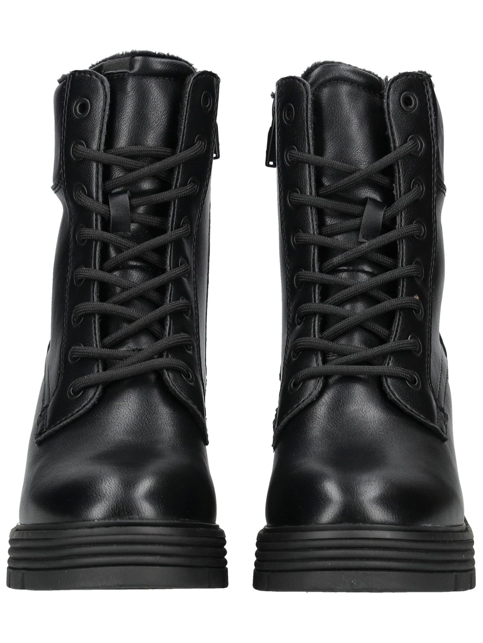 TOM TAILOR Schnürstiefelette »Tom Tailor Stiefelette Lederimitat/Textil«