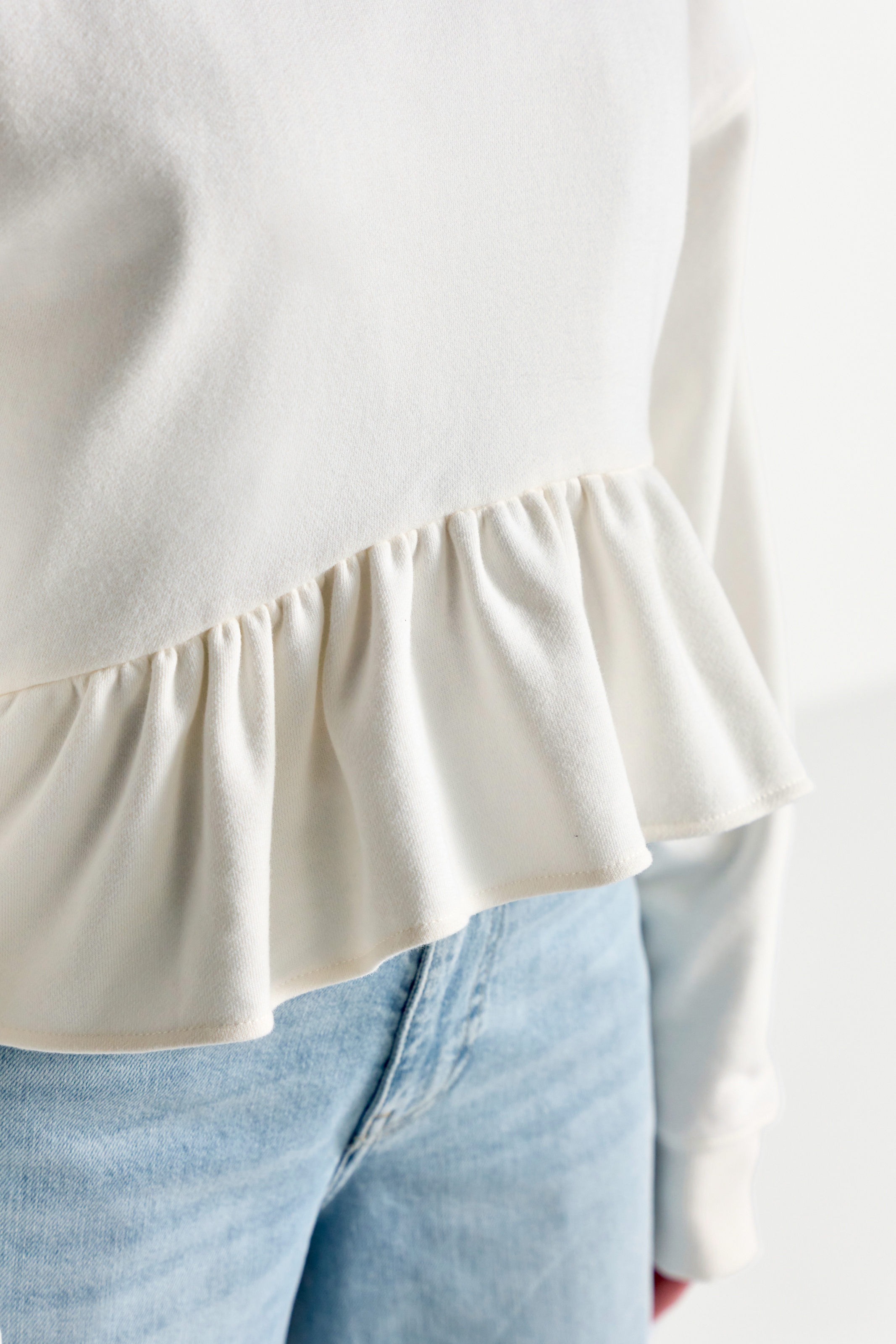 RICHROYAL Sweatshirt , Regular fit mit Volants
