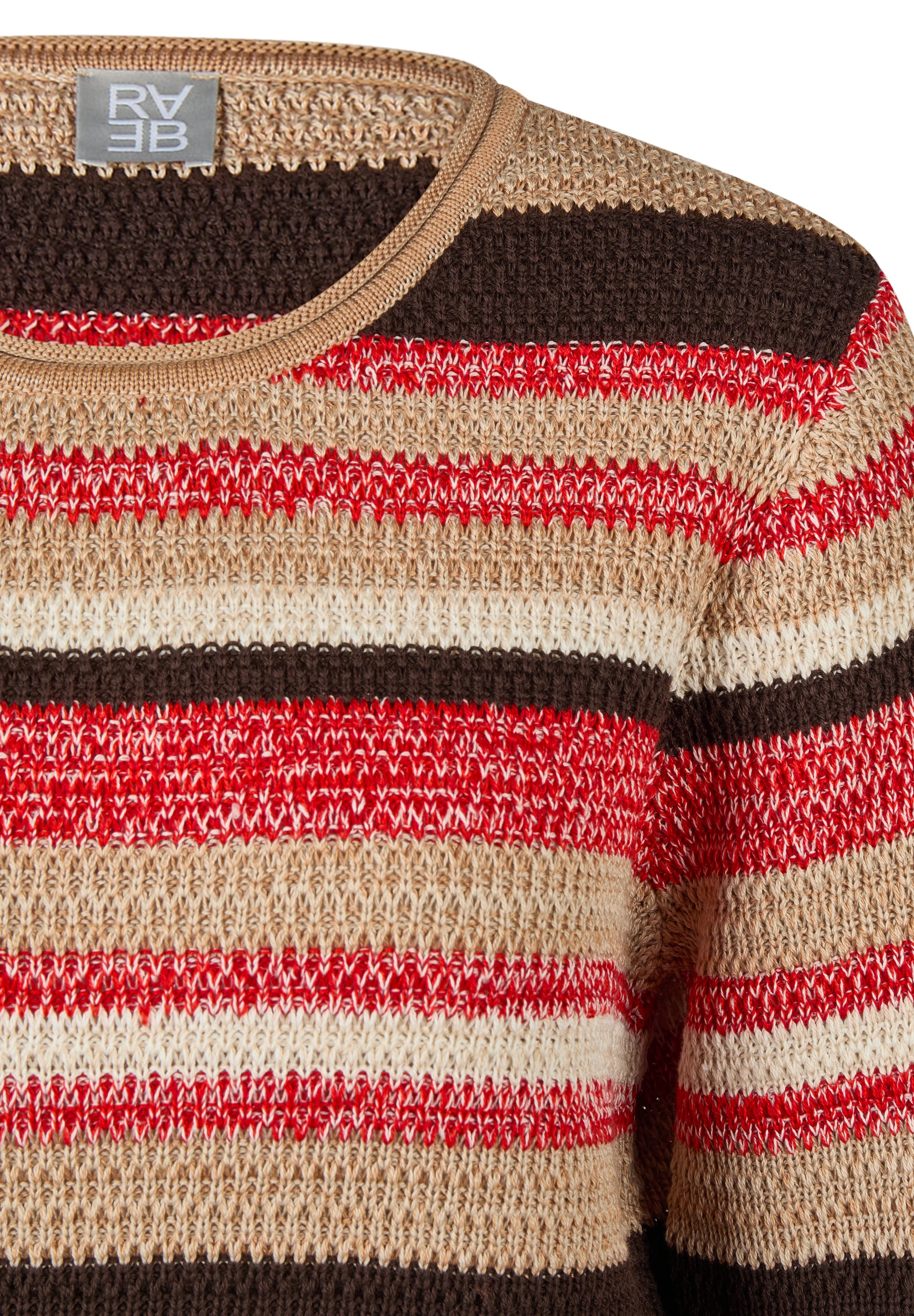 Rabe Strickpullover im Streifen-Look