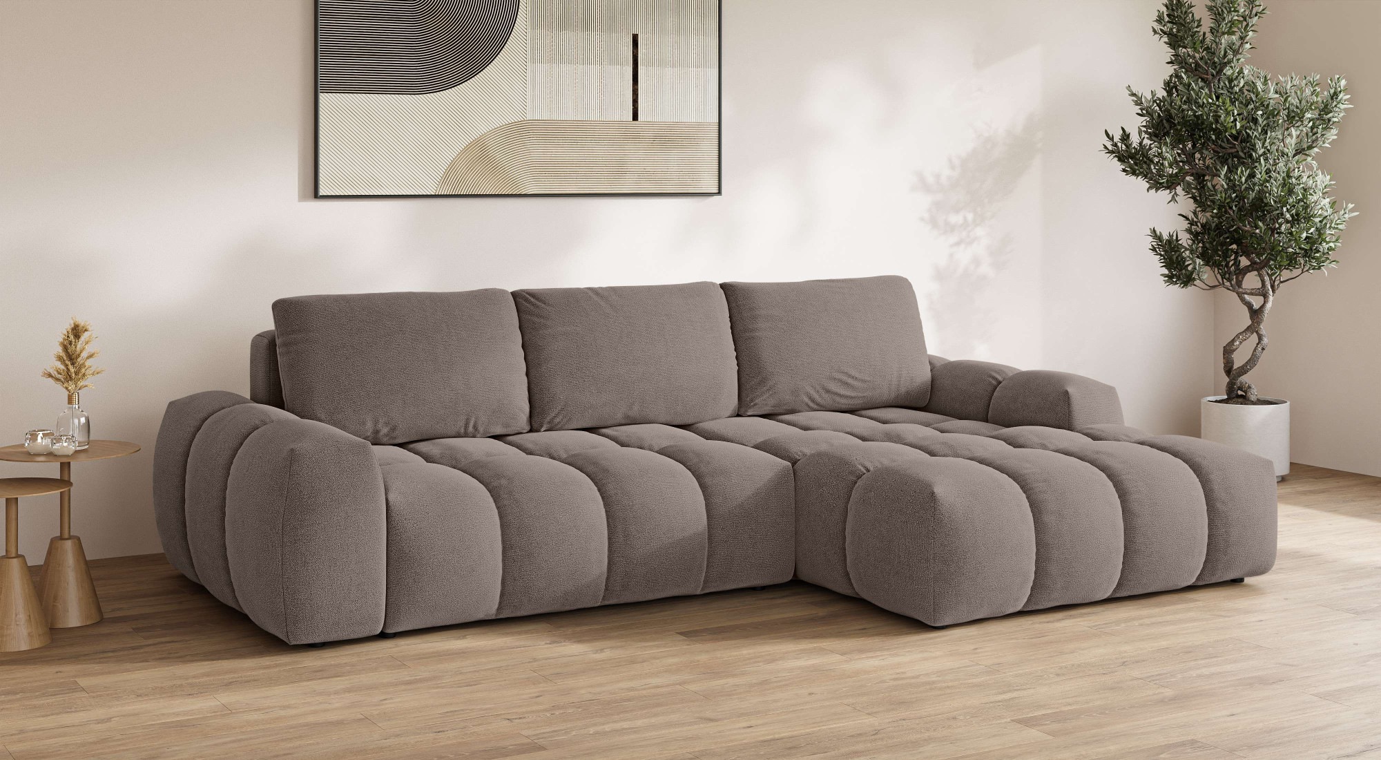 INOSIGN Ecksofa »AZITA klein optionale Schlafsofa mit Bettkasten, B/T/H: 27 günstig online kaufen