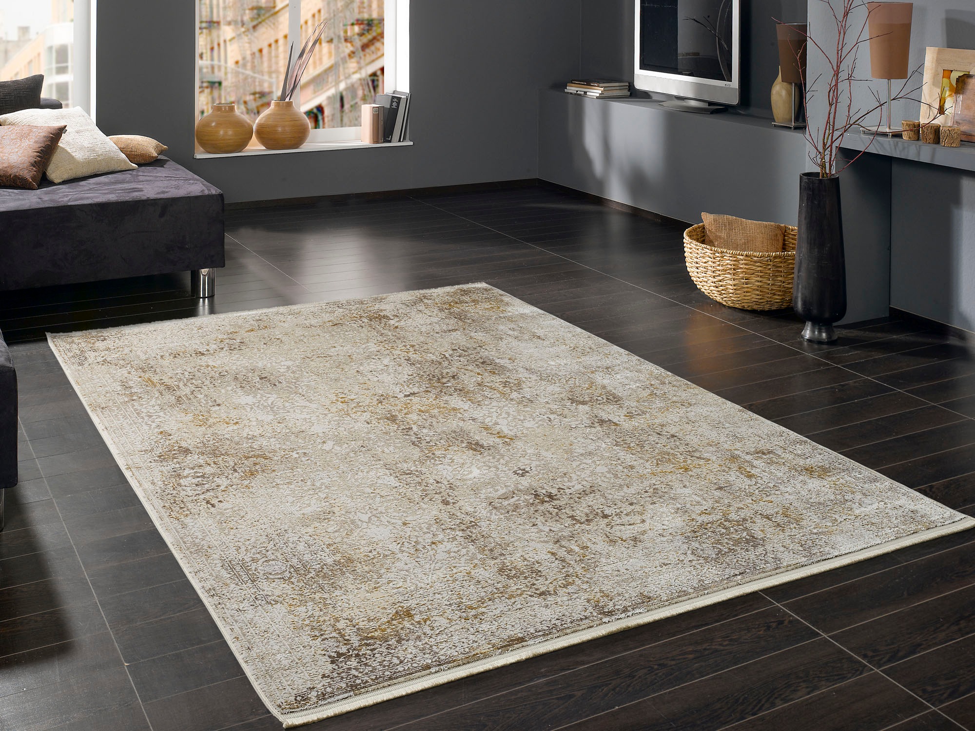 OCI DIE TEPPICHMARKE Teppich "BESTSELLER CAVA" rechteckig 8 mm Höhe Glanz V günstig online kaufen