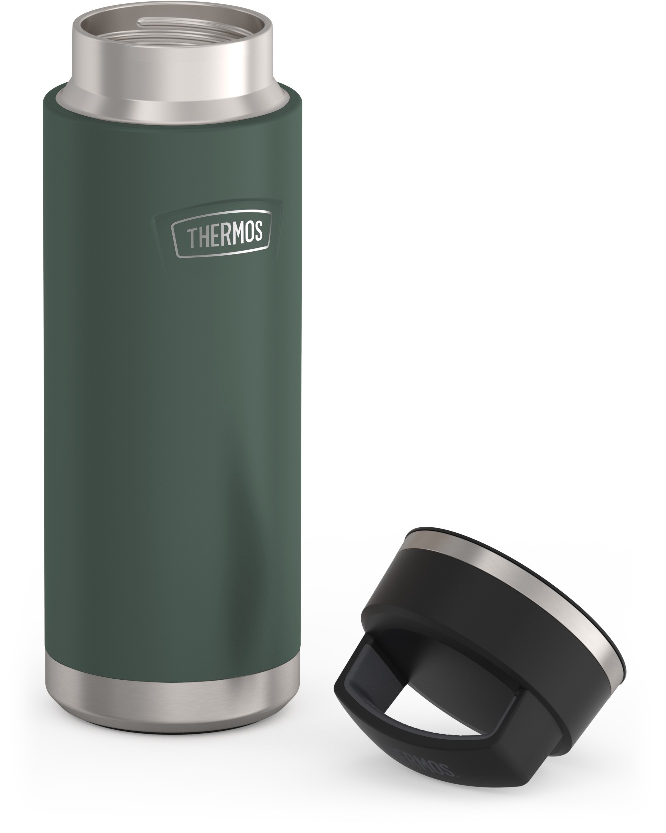 THERMOS Isolierflasche »ICON BEVERAGE BOTTLE, Edelstahlkörper, spülmaschinenfest« 0,71l, 18h heiß & 24h kalt, extra große Öffnung, absolut dicht