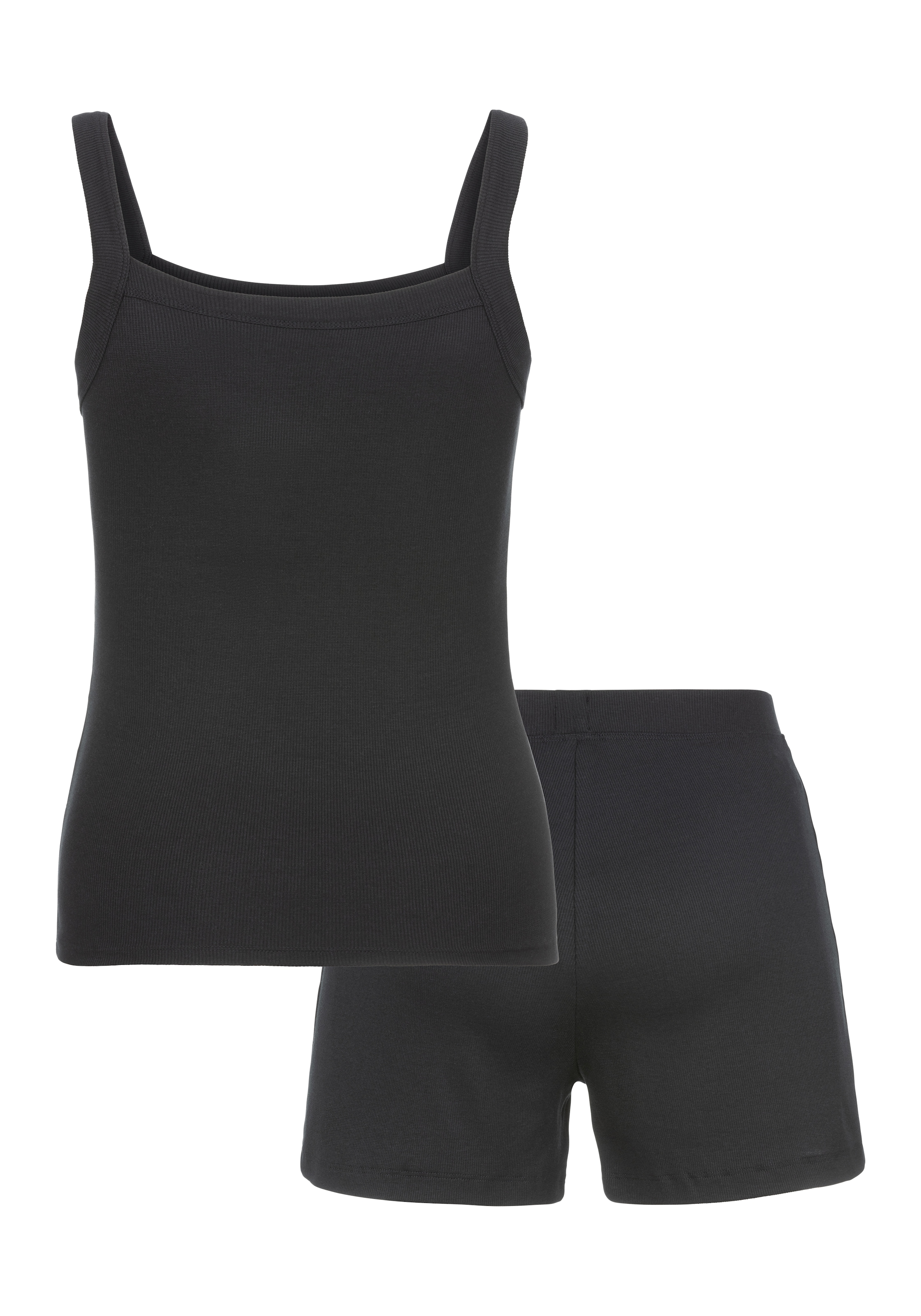 BOSS Pyjama »UNITE_SHORT SET 1«, (Set, 2 tlg.), besteht aus Shirt & Shorts