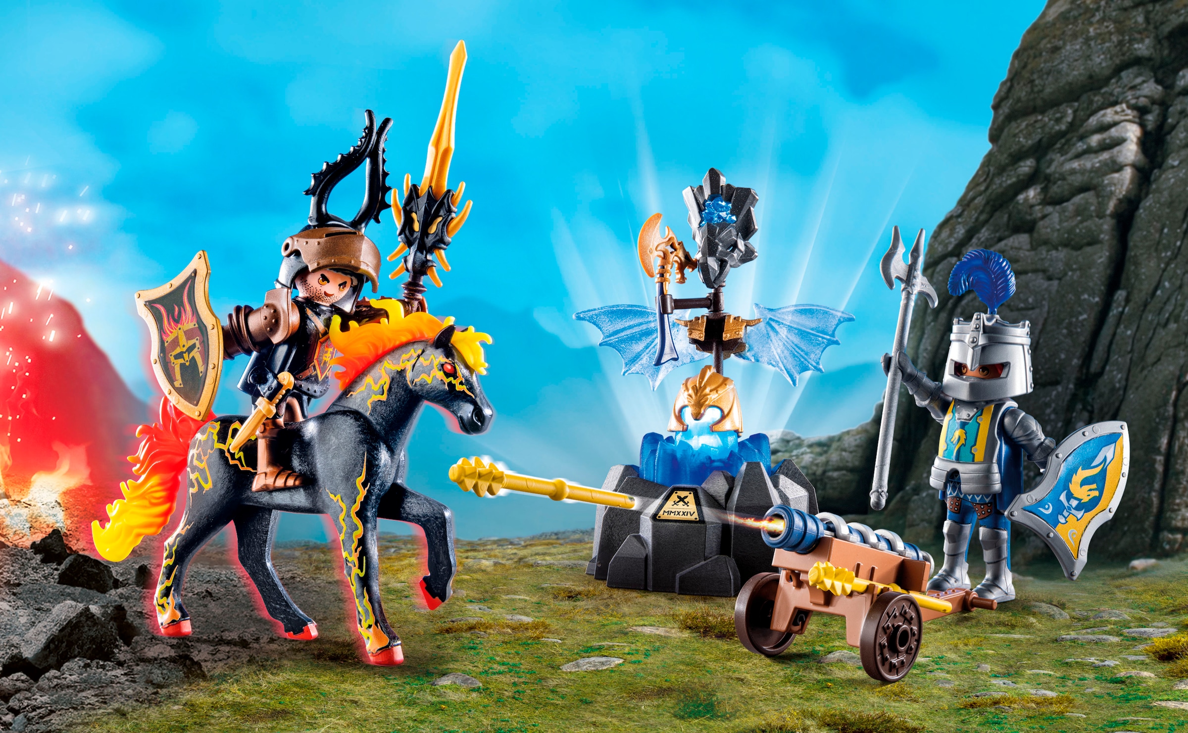 Playmobil® Konstruktions-Spielset »Bewachung der Rüstung (71645), Novelmore«, (41 St.)