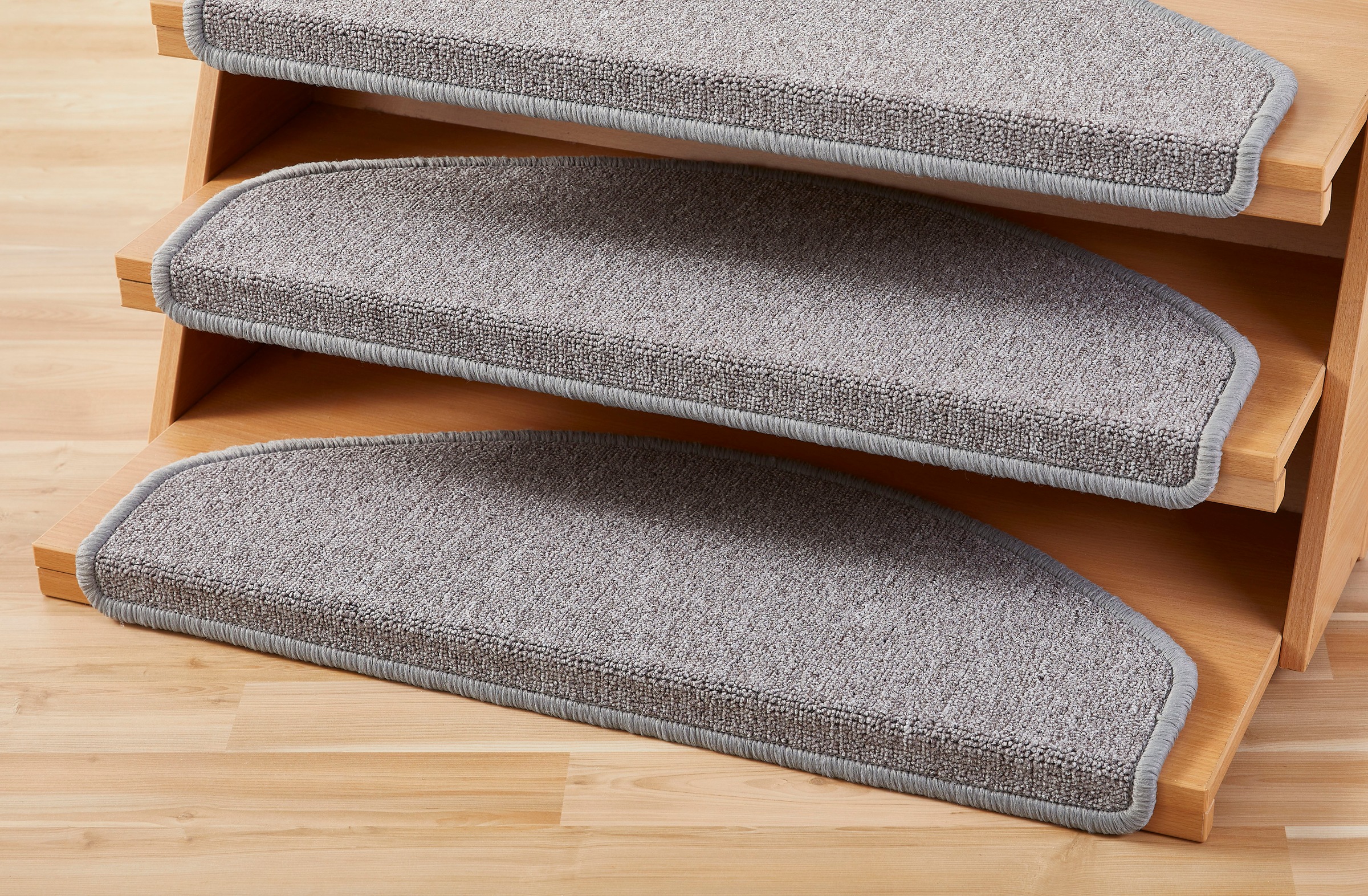 Andiamo Stufenmatte »Bob, Made in Poland«, halbrund, 4,5 mm Höhe, melierte günstig online kaufen
