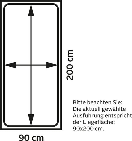 Vipack Hochbett »Pino«, Massivholz, Textil-Design, wahlweise mit Rutsche und Bett-Tunnel