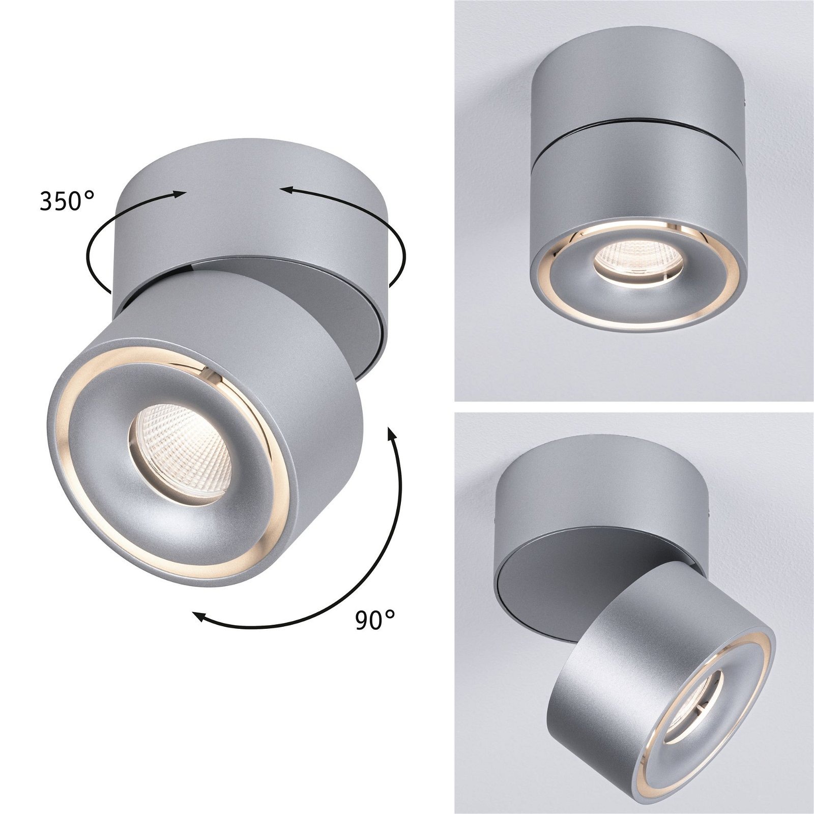 Paulmann LED Deckenleuchte »Spircle 78mm 8W 550lm 230V 3000K«, 1 flammig
