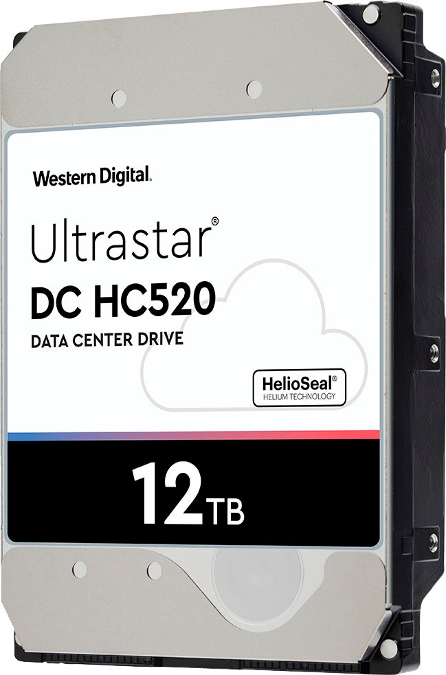 Western Digital HDD-Festplatte »Ultrastar DC HC520, 512e Format, ISE«, 3,5 Zoll, Anschluss SATA III, Bulk