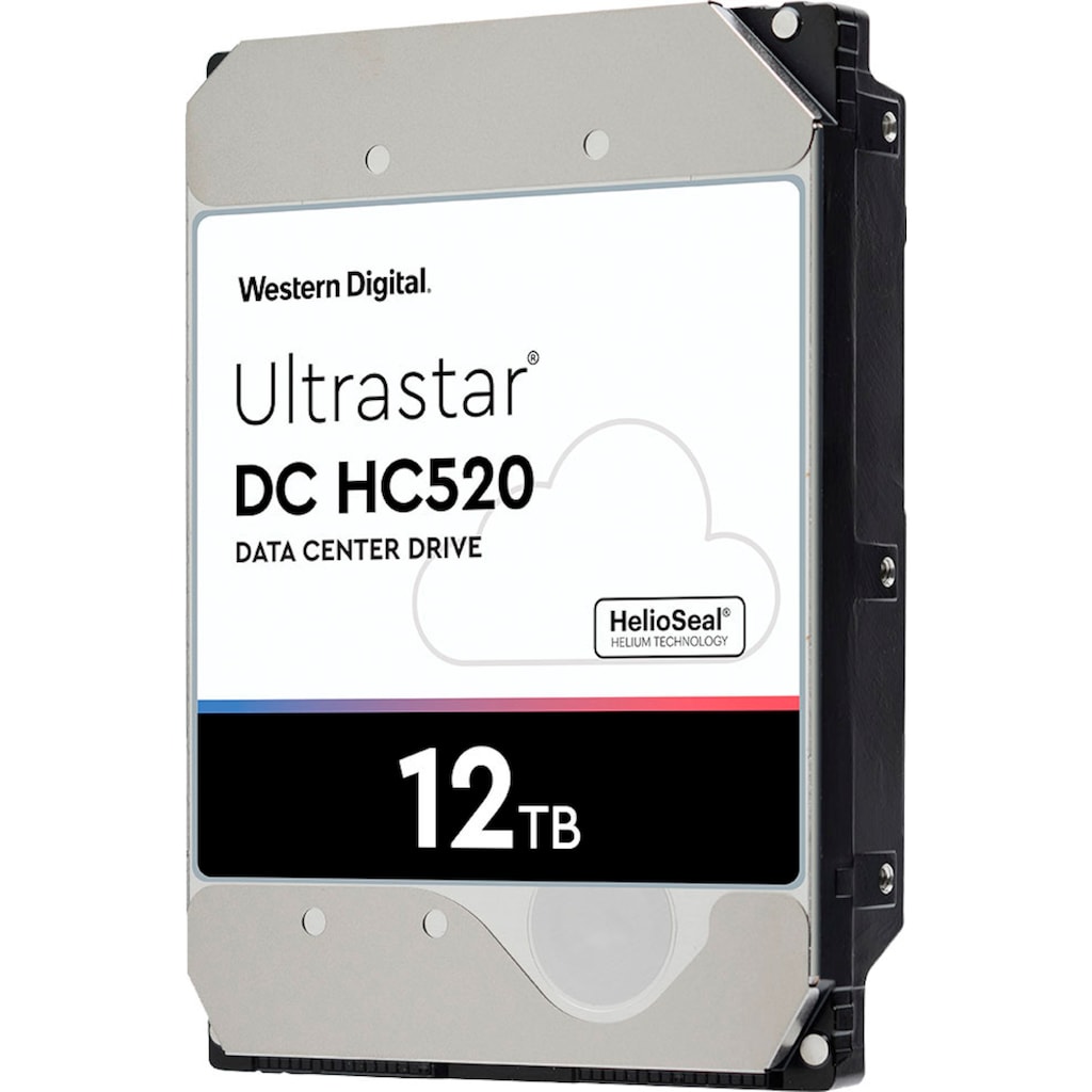 Western Digital HDD-Festplatte »Ultrastar DC HC520, 512e Format, ISE«, 3,5 Zoll, Anschluss SATA III