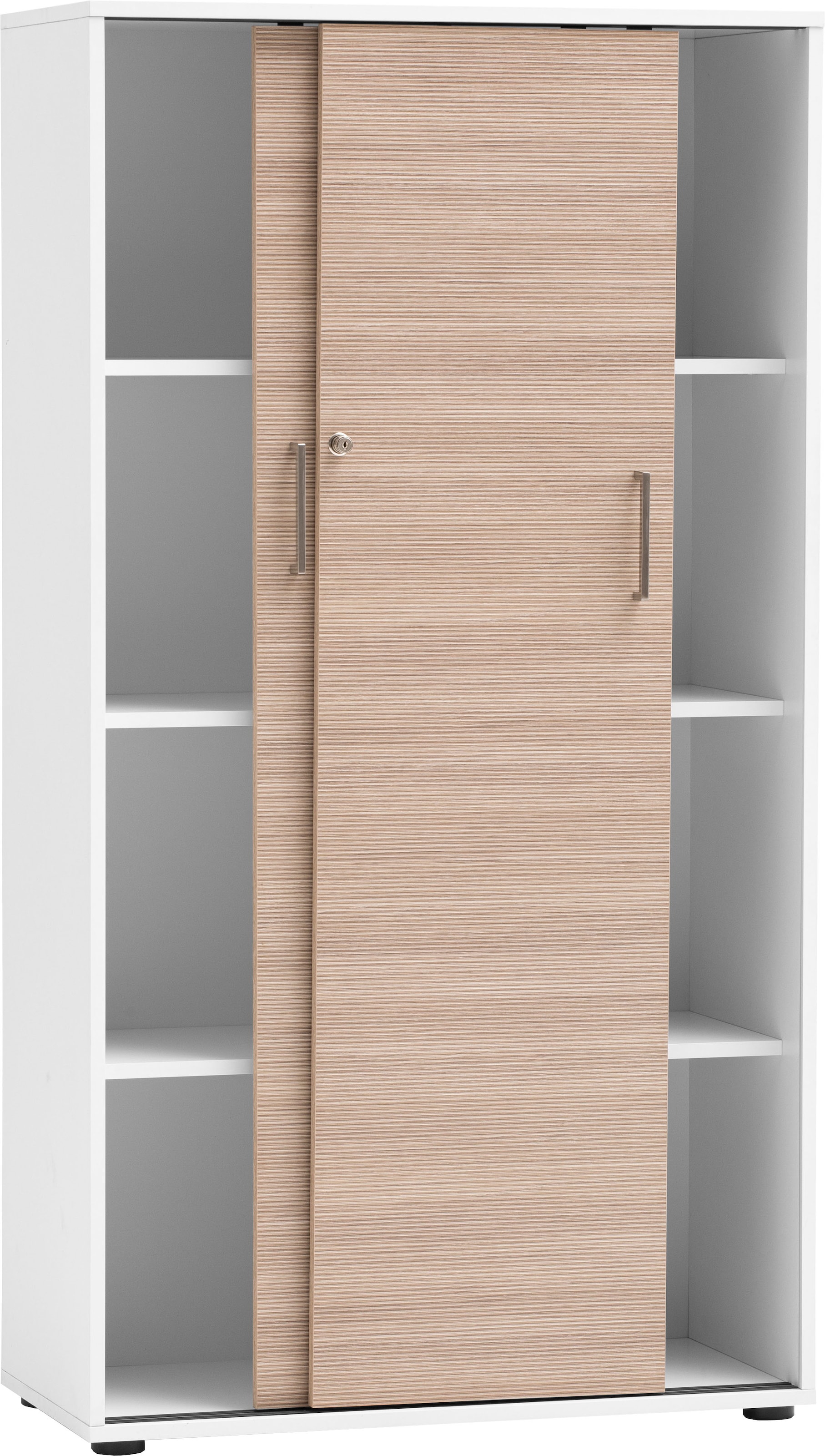 Schildmeyer Schiebetürenschrank »METZ, Aktenschrank abschließbar, Höhe 150 cm, MADE IN GERMANY« 1 Stk. tlg. Fronten in Canello,  MADE IN GERMANY