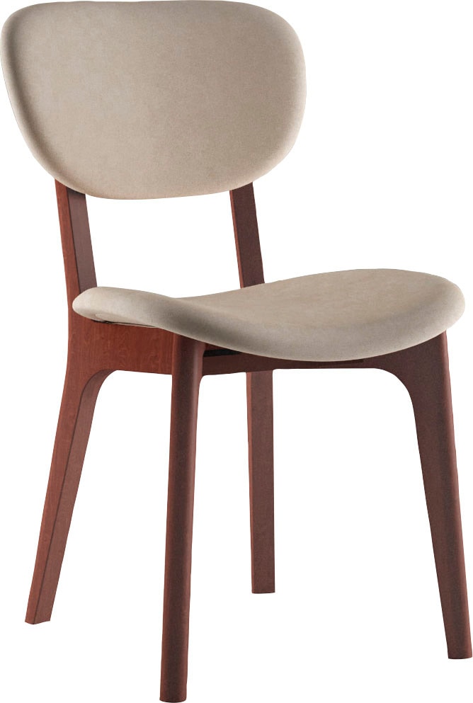 INOSIGN Stuhl »COZY Made in Italy« (Set) 2 Stk.Gestell in Buche, Kirsch- od günstig online kaufen