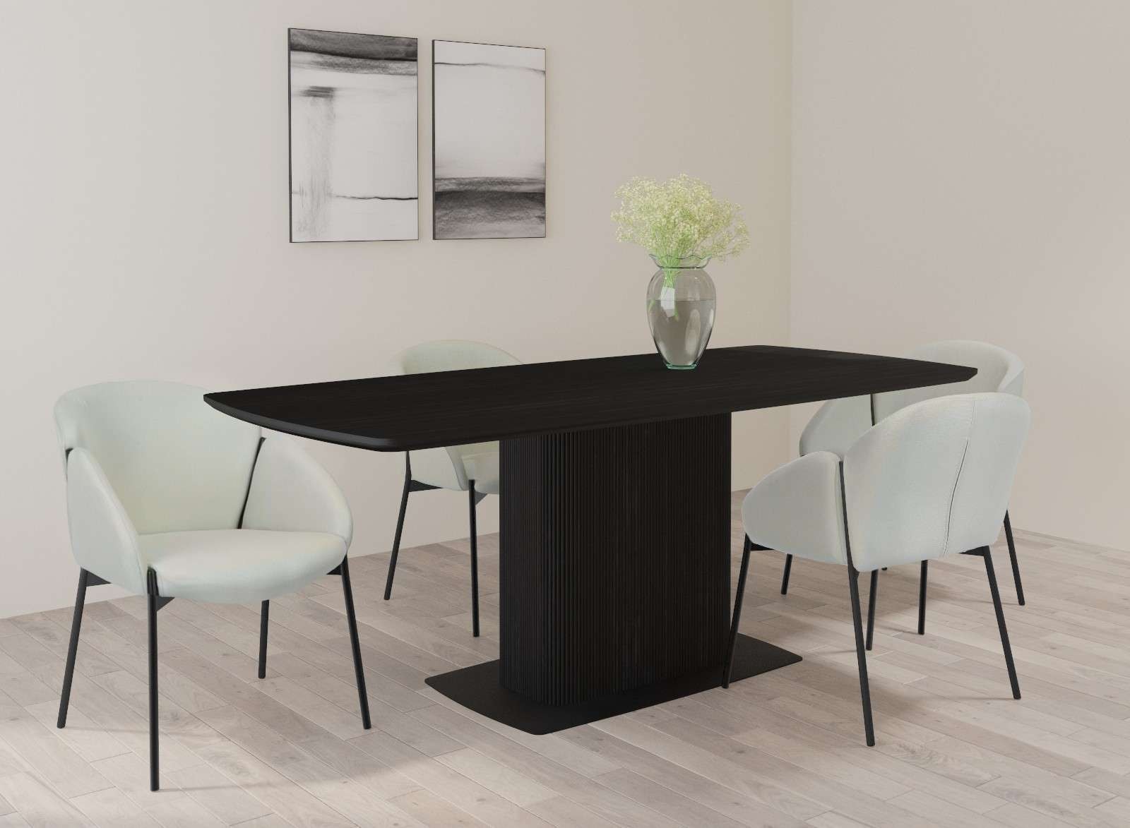 OTTO home Esszimmerstuhl »Westfox« () 2 Stk. gepolsterte Rückenlehne, Armle günstig online kaufen