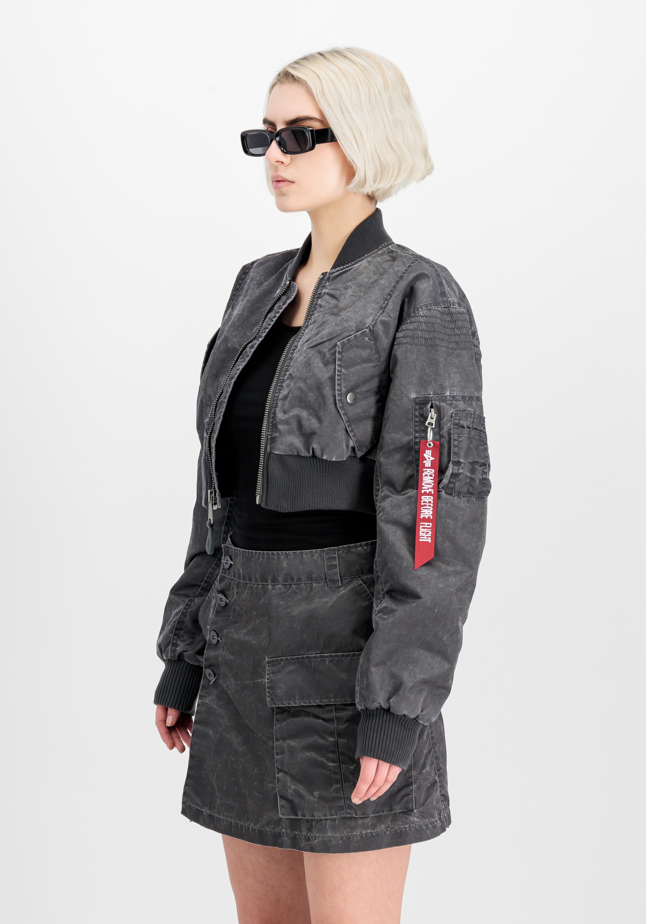 Alpha Industries Bomberjacke »Alpha Industries Women - Bomber Jackets MA-1 Vintage Cropped W«