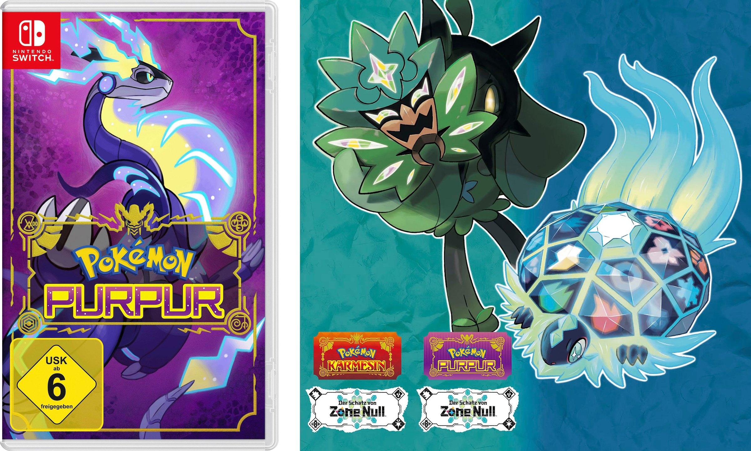 Nintendo Switch Spielesoftware »Pokemon Purpur + Der Schatz von Zone Null DLC«, Nintendo Switch