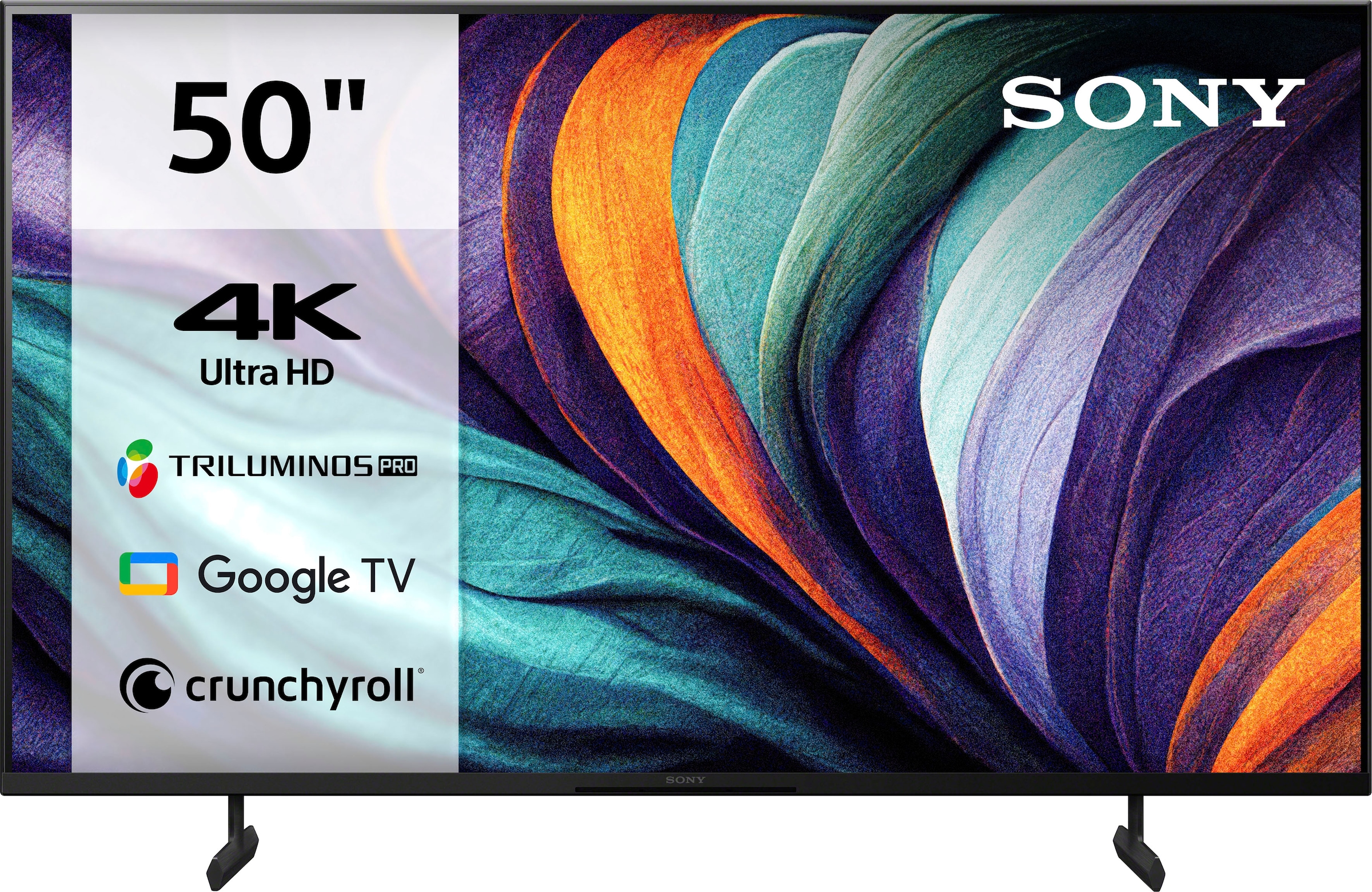 Sony LED-Fernseher »KD-50X80L«, 126 cm/50 Zoll, 4K Ultra HD, Google TV, HDR, X1-Prozessor, Sprachsuche, BRAVIA Core ECOPACK