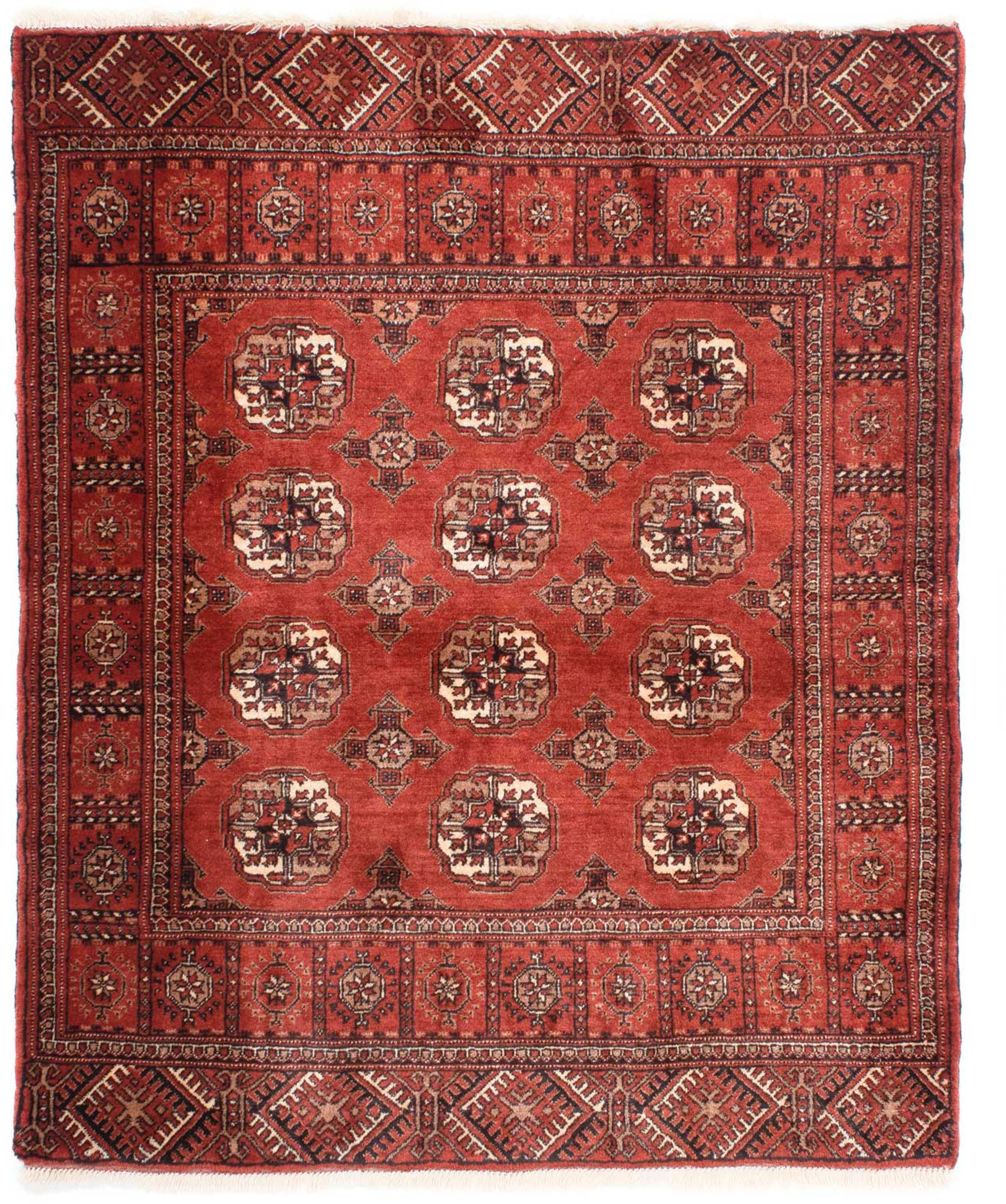 morgenland Orientteppich »Belutsch - 143 x 121 cm - dunkelrot«, rechteckig, günstig online kaufen