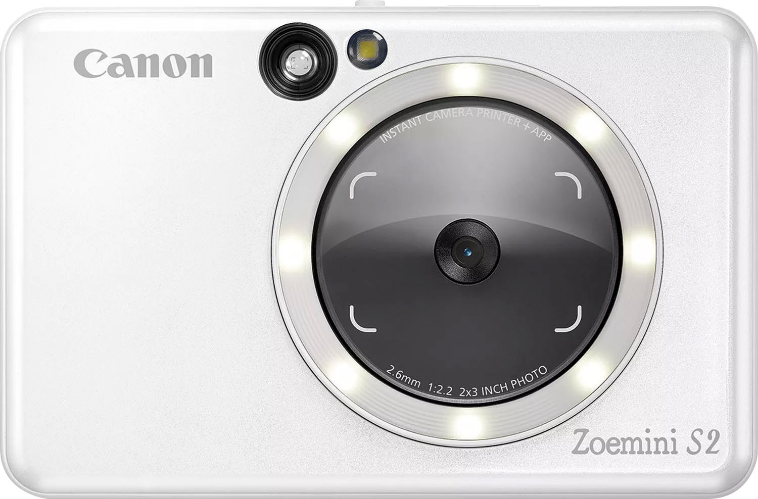 CANON Sofortbildkamera »Zoemini S2«, 8, Bluetooth NFC Perlweiß Smartphone-kompatibel