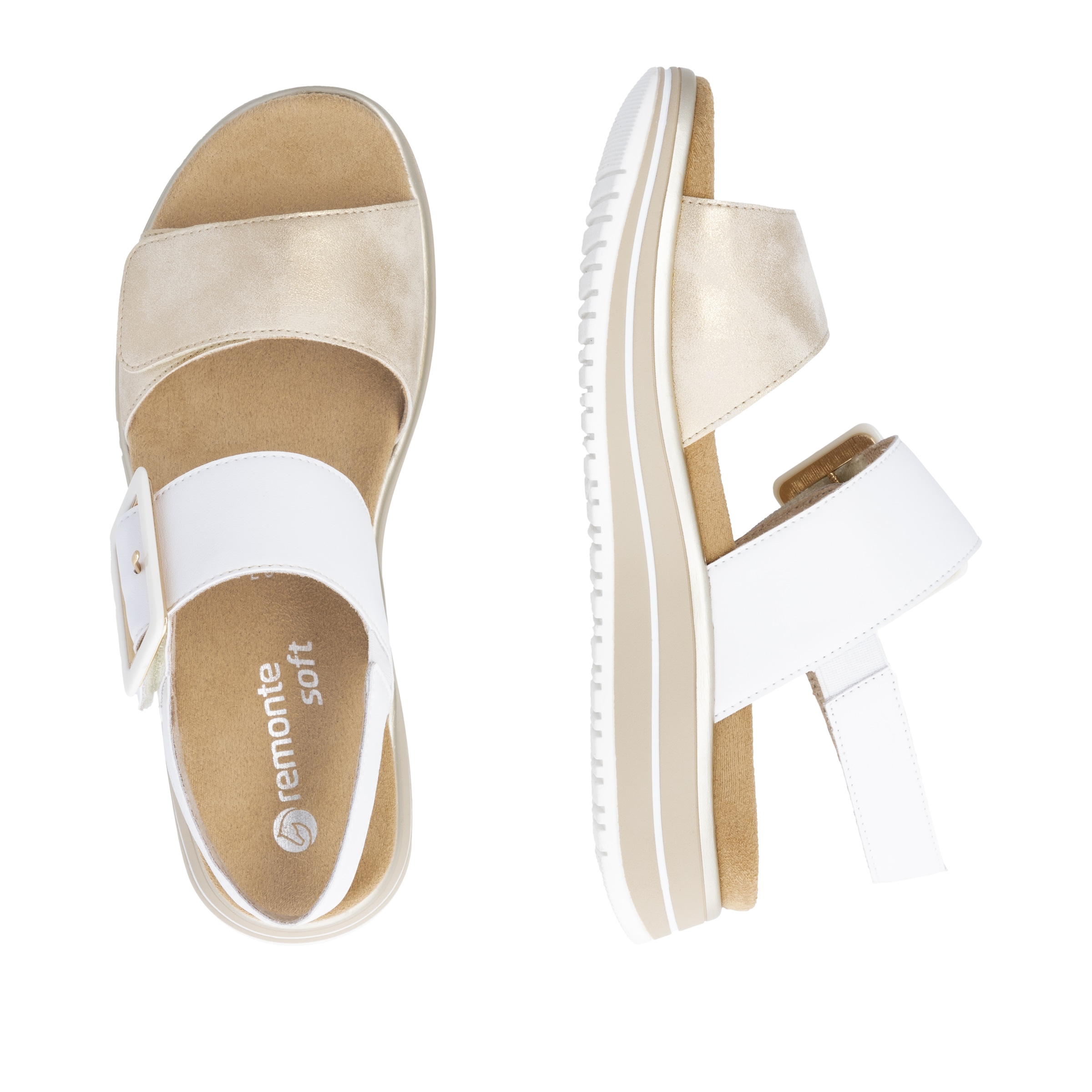 Remonte Keilsandalette  , Sommerschuh, Riemchensandale mit komfortablem Softfußbett