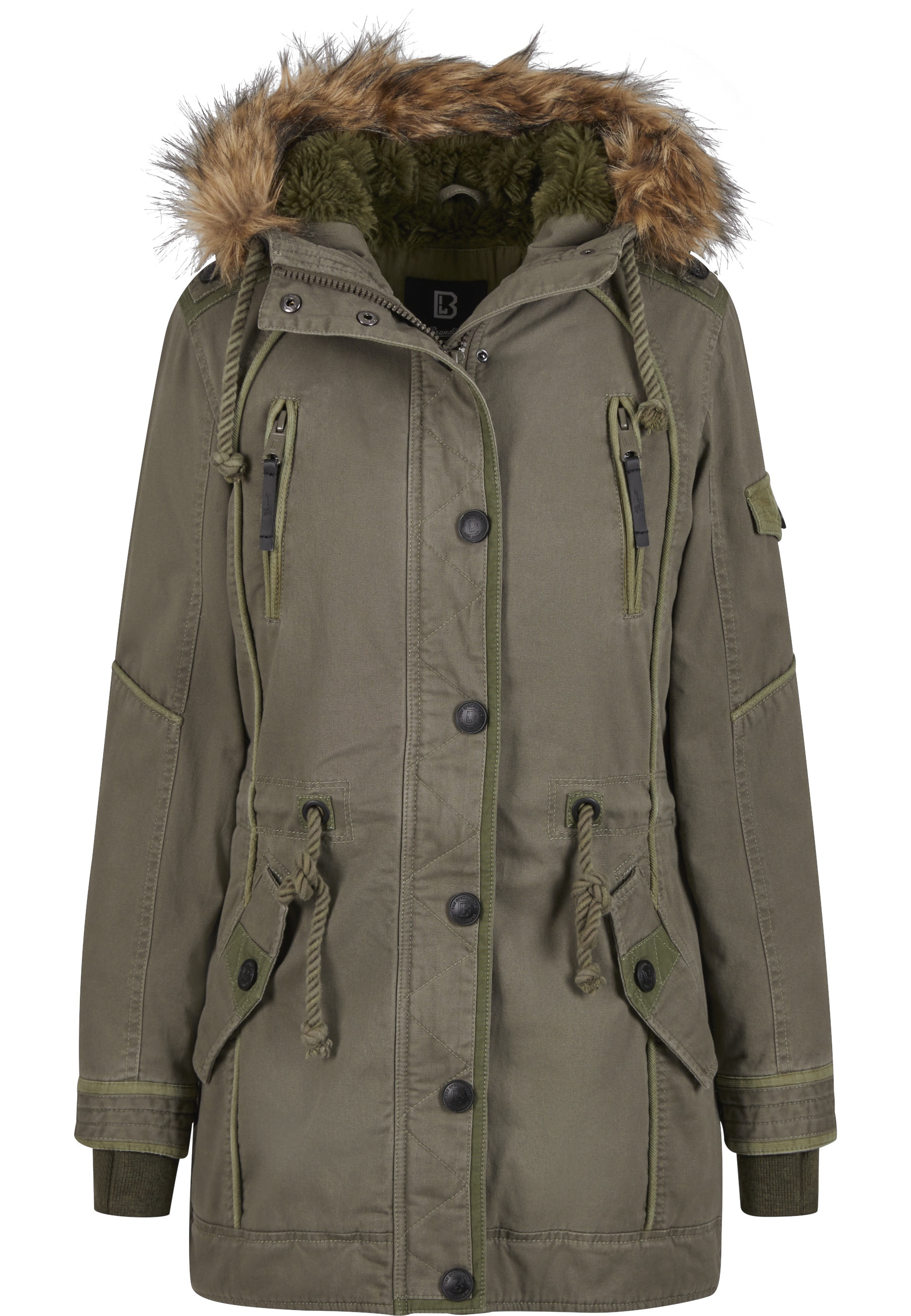 Brandit Parka »Brandit Brandit Women Emma Winterparka« 1 Stk. tlg. mit Kapuze