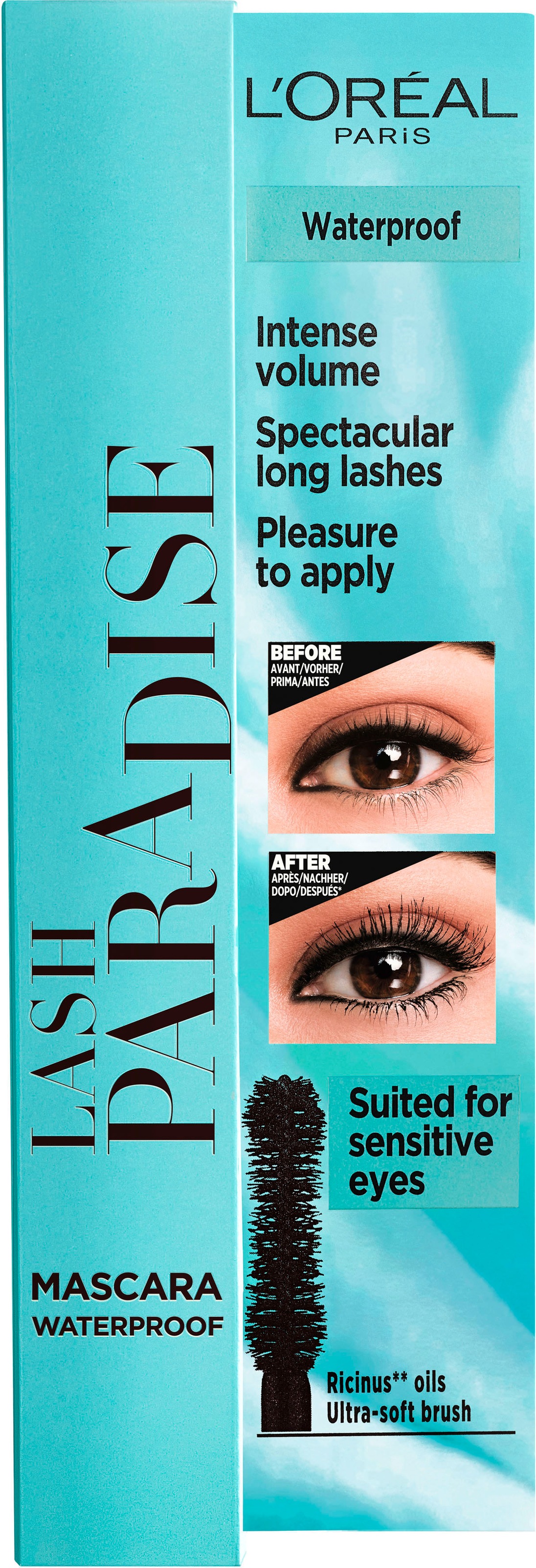 L'ORÉAL PARIS Mascara »Lash Paradise Waterproof«, mit cremiger Formel