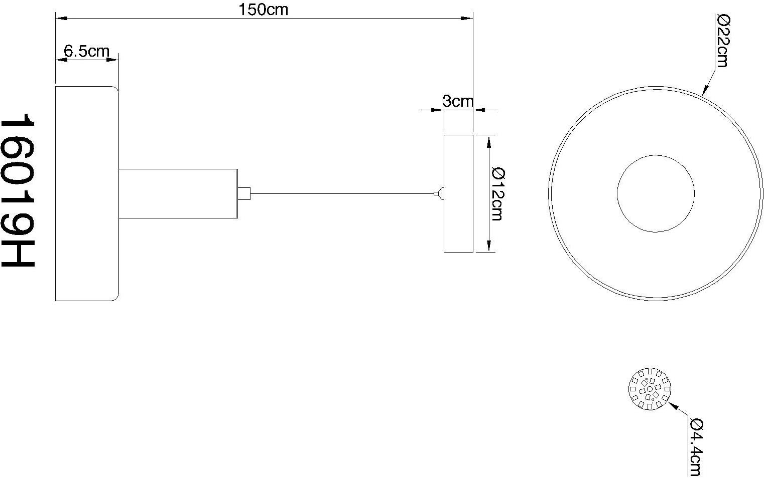 GLOBO LIGHTING LED-Hängeleuchte »GRANT« LED-Modul 1 Stk. Warmweiß Hängeleuchte, Essbereich, Hängeleuchte, Höhe kürzbar