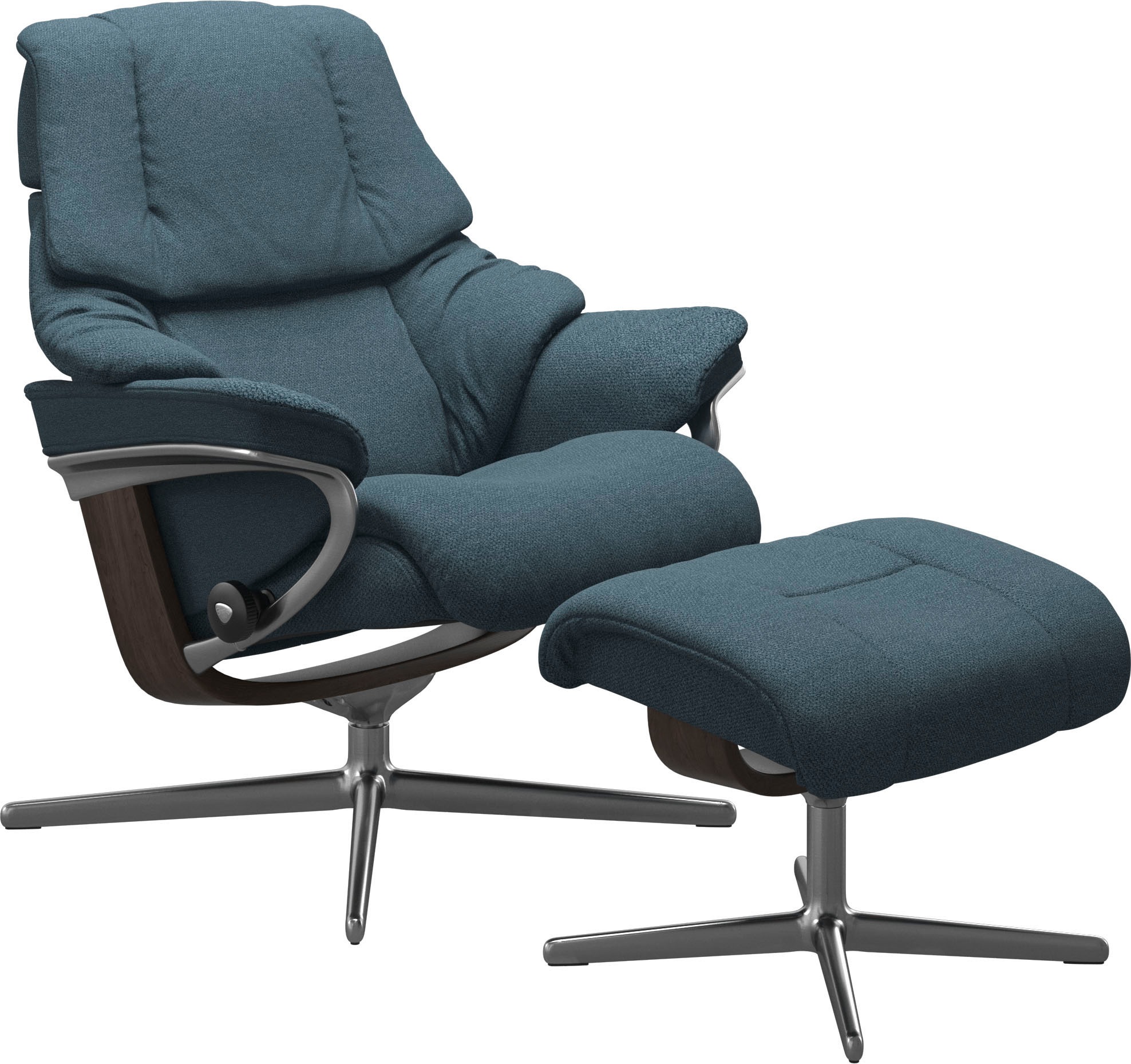 Stressless® Relaxsessel »Reno«, mit Cross Base, Größe S, M & L, Holzakzent Wenge