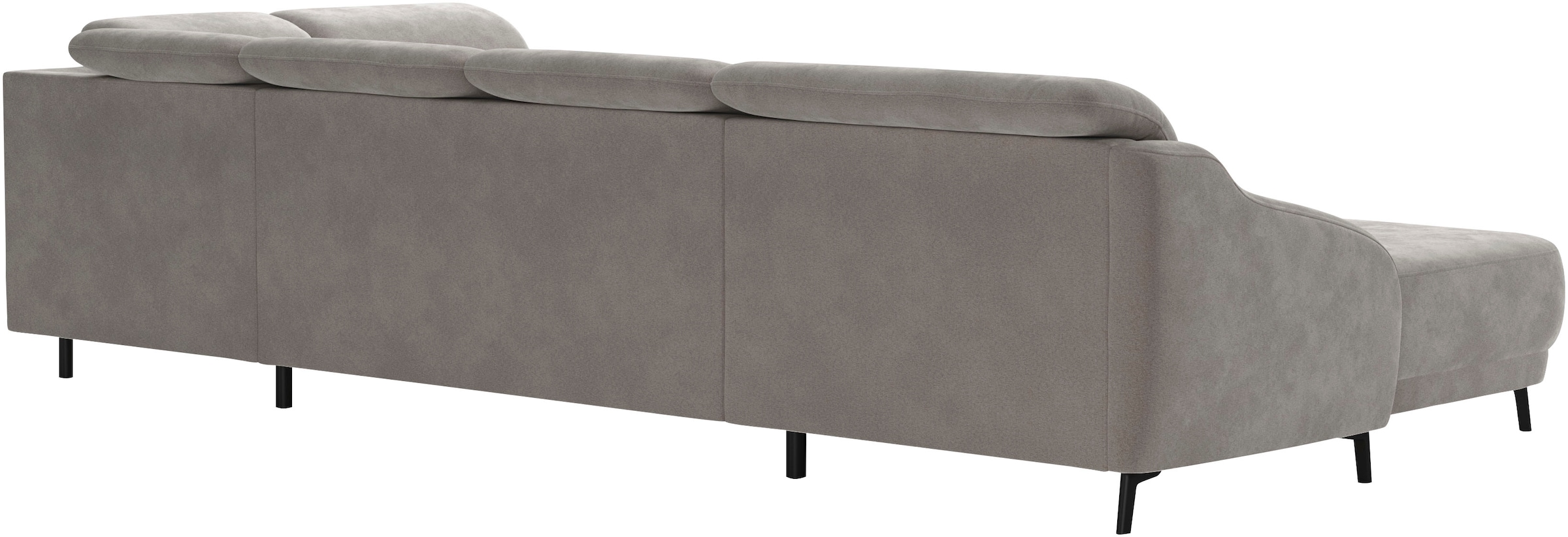 sit&more Wohnlandschaft »Blues U-Form« inkl. Kopfteilverstellung, wahlweise mit Klapptisch und USB