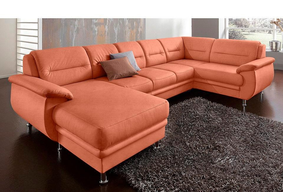 sit&more Wohnlandschaft »Mailand U-Form, B: 312 cm« optional Bettfunktion günstig online kaufen