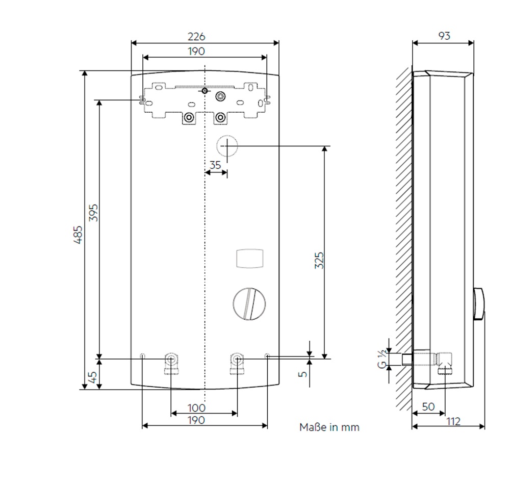 AEG Haustechnik Komfort-Durchlauferhitzer »DDLE LCD 18 kW, gradgenaue Temperaturwahl« konstante Warmwassertemperatur mit LC-Display