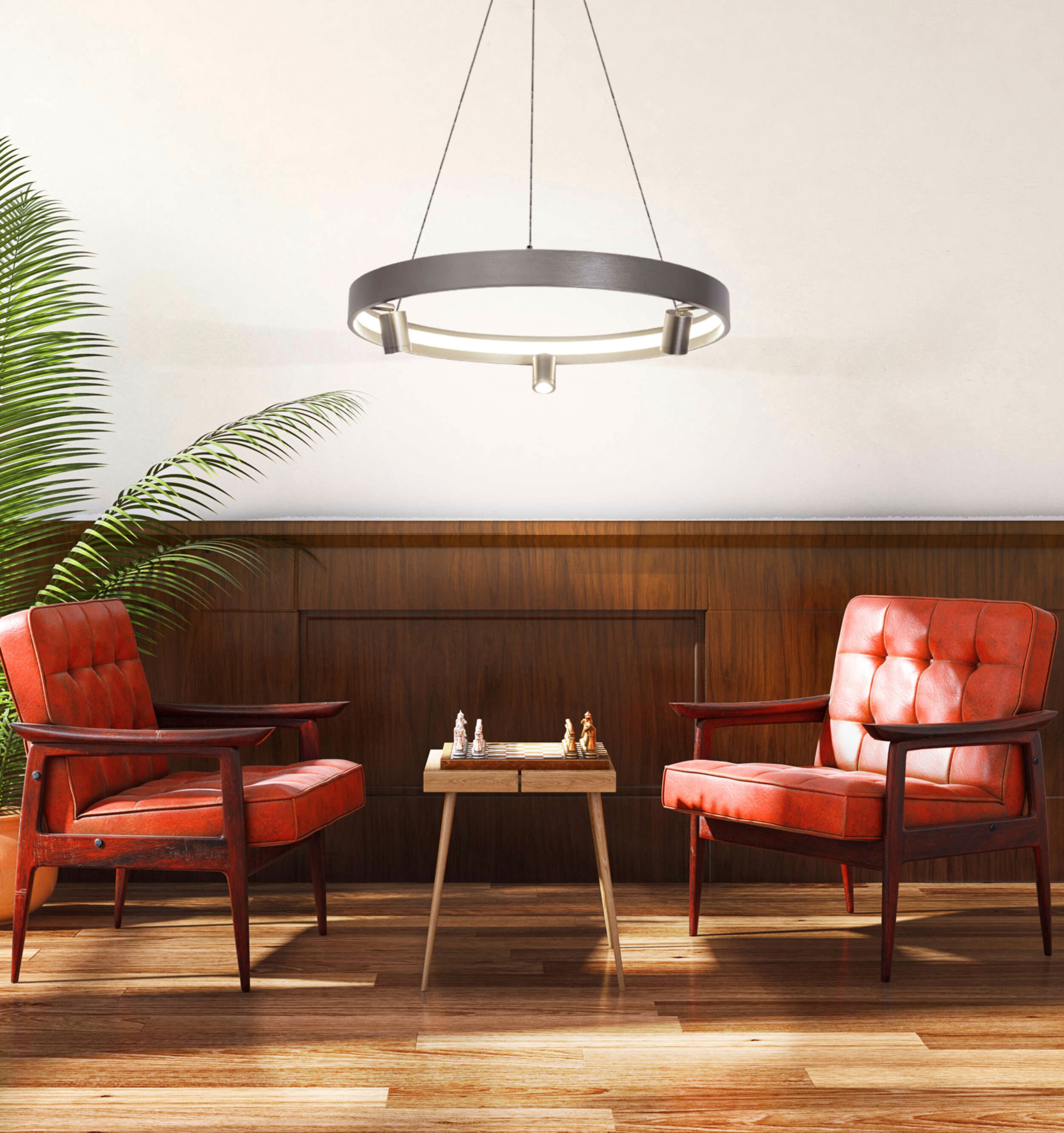 näve LED Pendelleuchte »Tristan«, 4 flammig, Leuchtmittel LED-Modul | LED fest integriert, Hänge-, Pendellampe warmweiß, 58cm, 37W, stahl-blank, inkl. Trafo,IP20