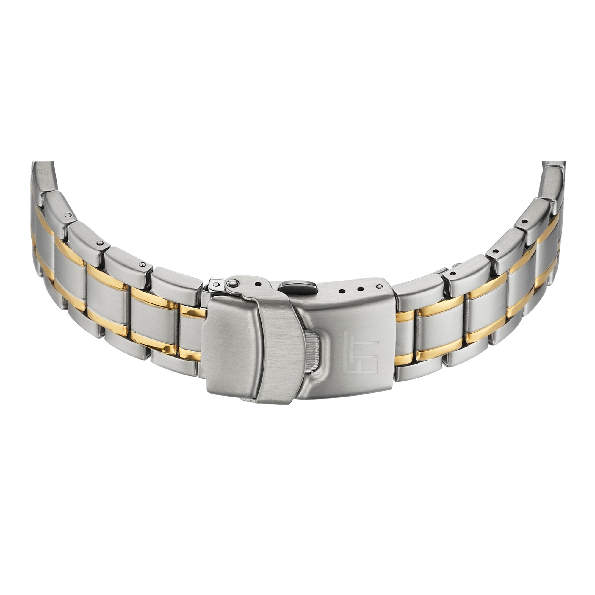 ETT Funkuhr »Gobi« Armbanduhr, Solar, Herrenuhr, Edelstahlarmband, analog, digital