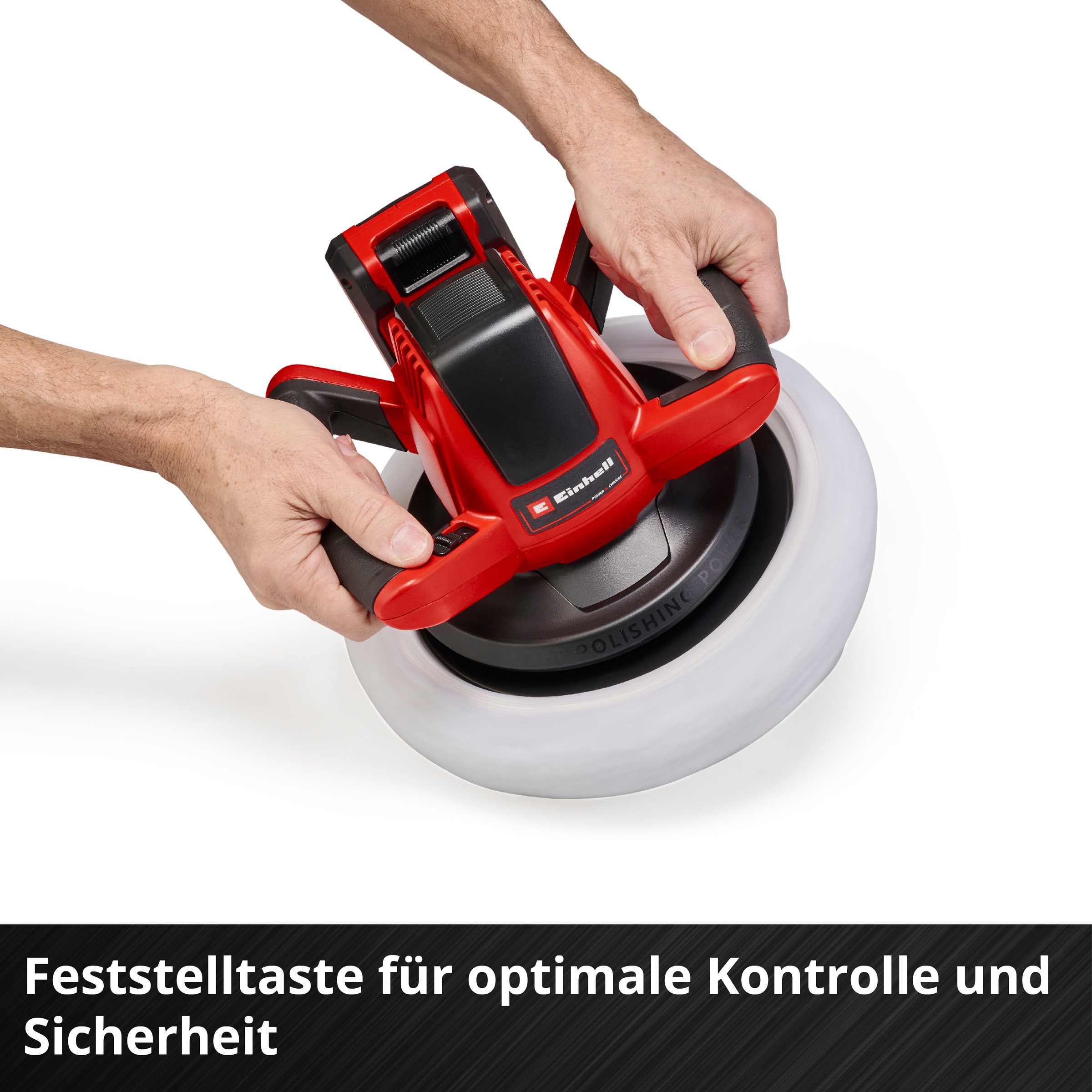 Einhell Akku-Poliermaschine »CE-CB 18/254 Li-Solo«, Power X-Change, ohne Akku und Ladegerät