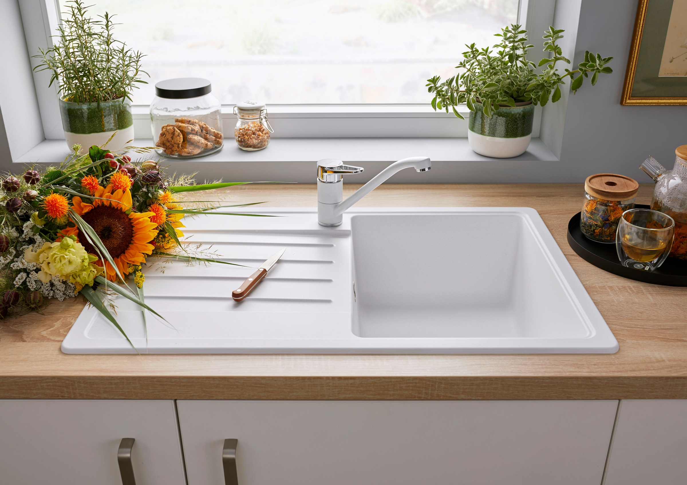 Blanco Küchenarmatur »BLANCOWEGA II« Auslauf 180° schwenkbar