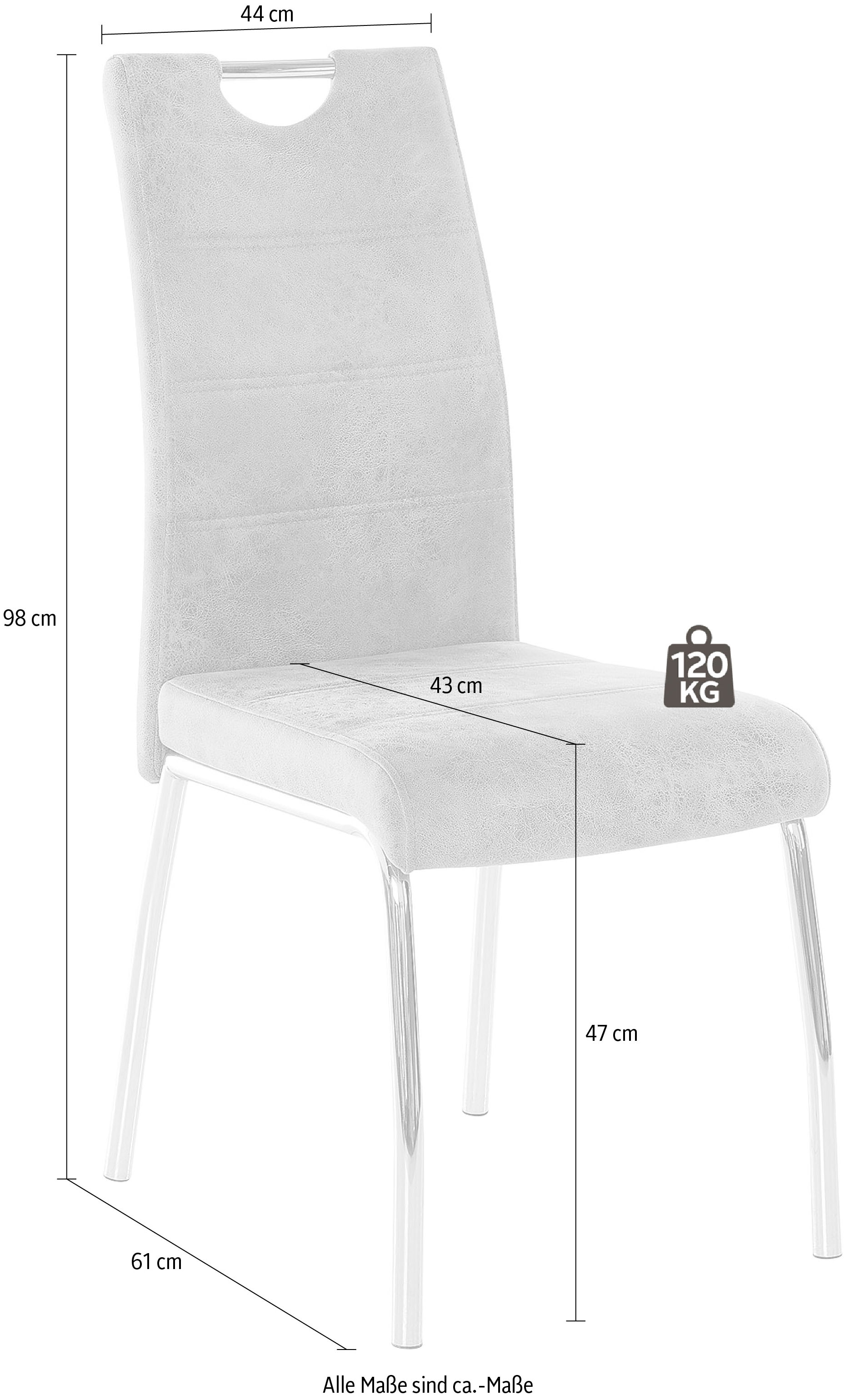 HELA Stuhl »Susi«, (Set), 4 St., Polyester, 2 oder 4 Stück, mit Griff