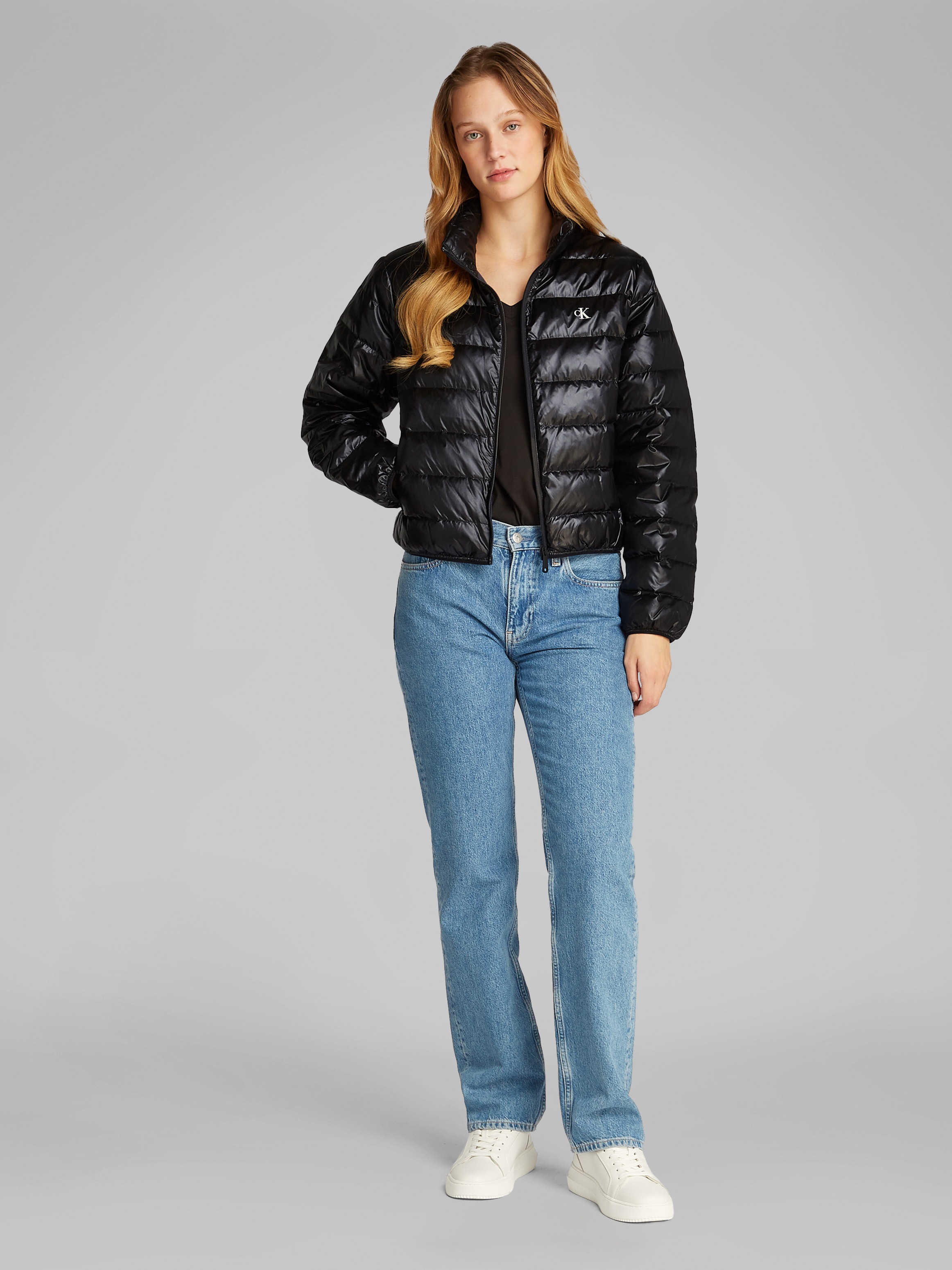 Calvin Klein Jeans Steppjacke »UL DOWN SHINE PUFFER«, mit Logodruck