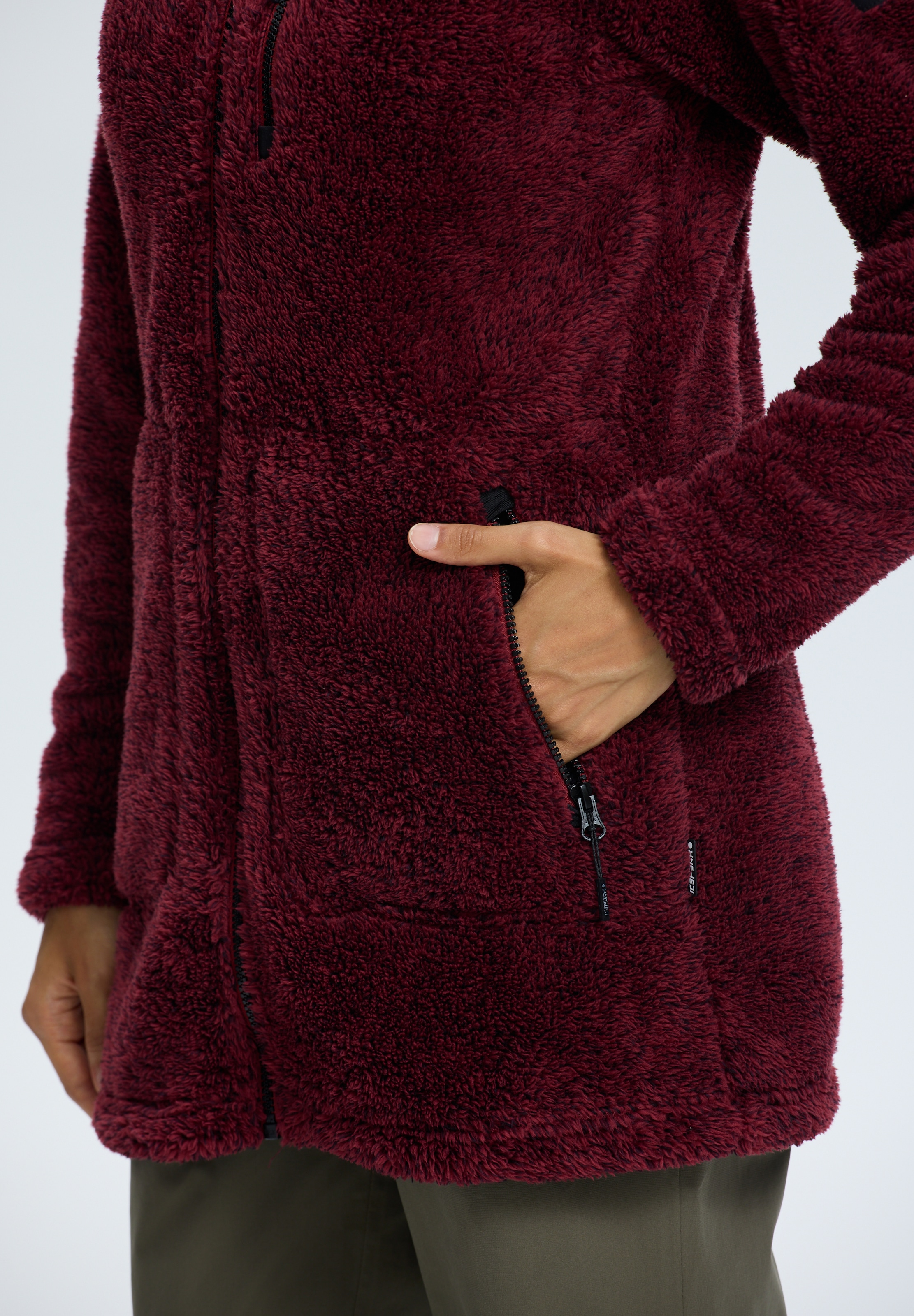 Icepeak Fleecejacke »ICEPEAK CHELLES« mit verstellbarer Kapuze, schnell trocknendes Material