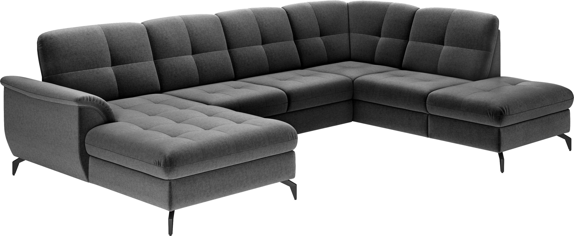 sit&more Wohnlandschaft »Zora U-Form«, wahlweise mit Bettfunktion und Bettkasten