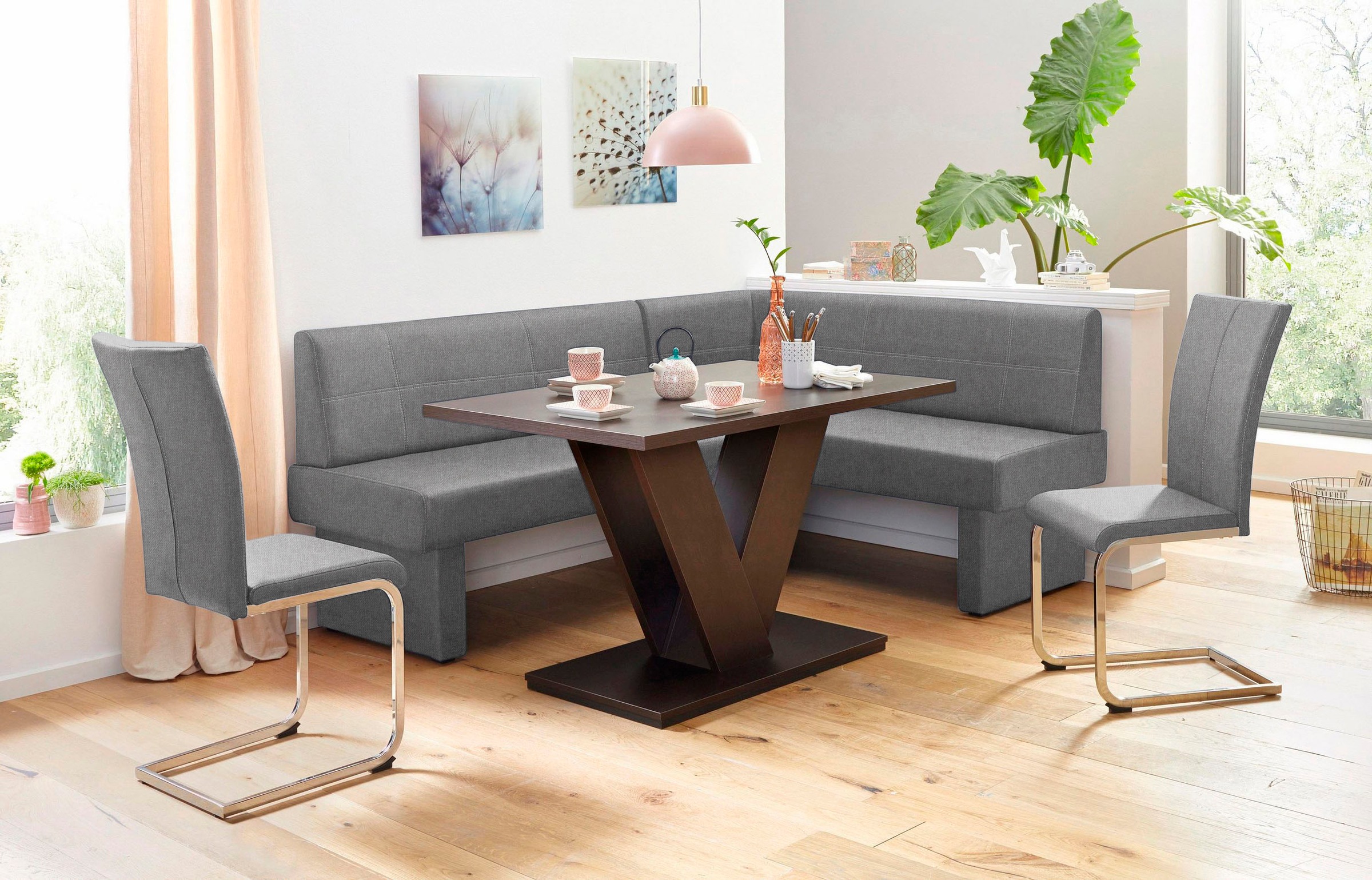 Home affaire Eckbank "Nils" Sitz und Rücken gepolstert, verschiedene Qualit günstig online kaufen