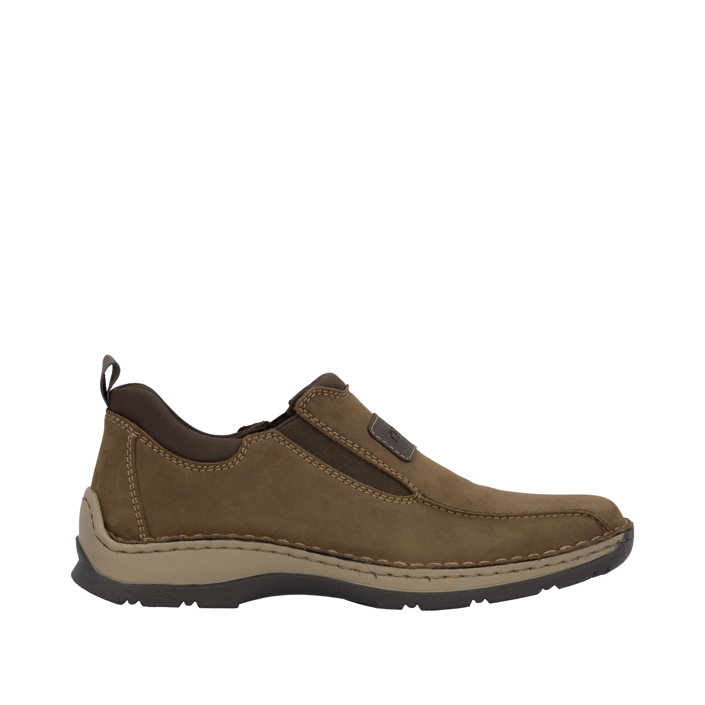 Rieker Slip-On Sneaker, Slipper, Schlupfschuh, Halbschuh, Freizeitschuh mit Stretcheinsätze
