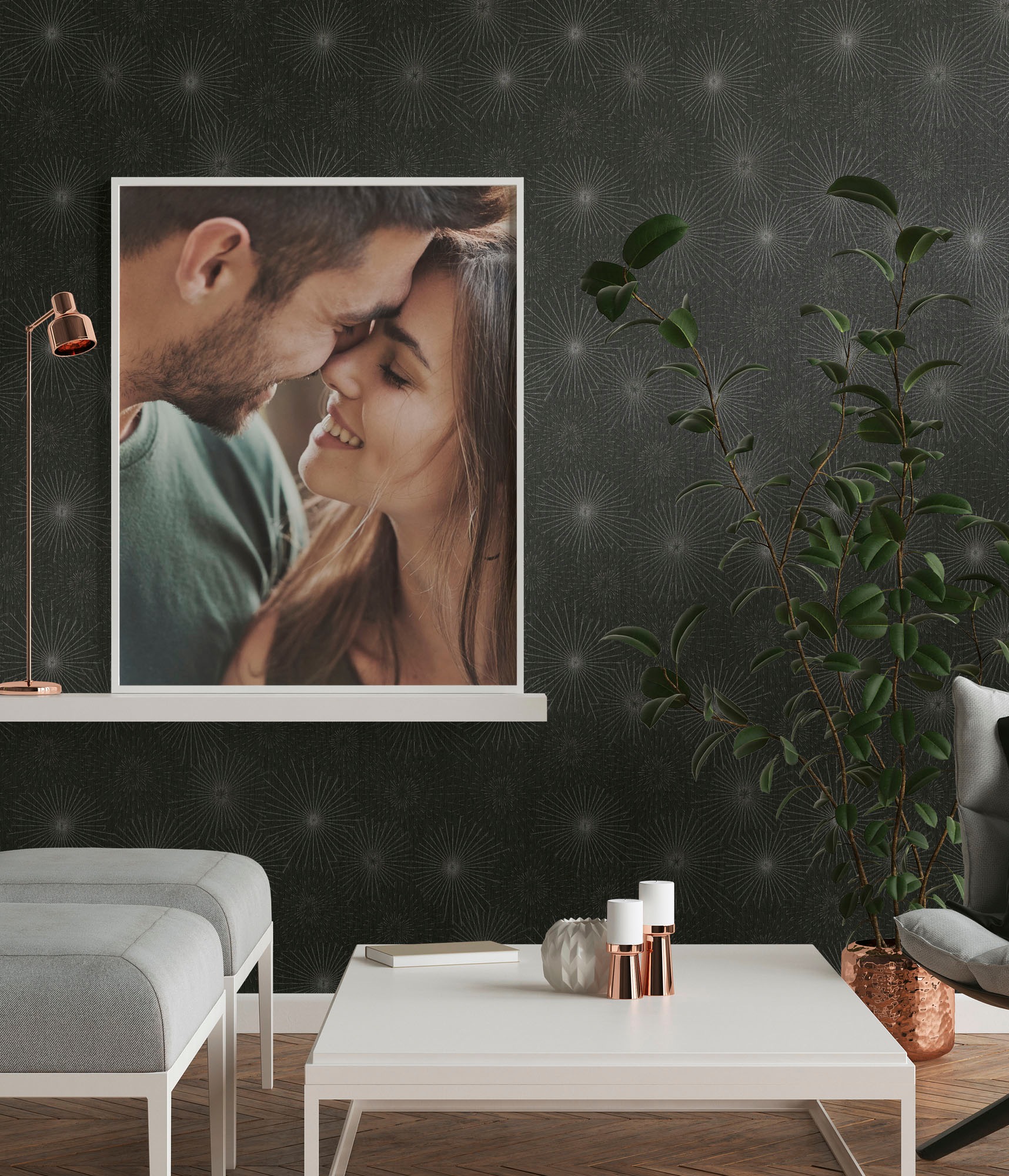 A.S. Création Vliestapete »THE BOS Sterne«, leicht glänzend, Sternenhimmel