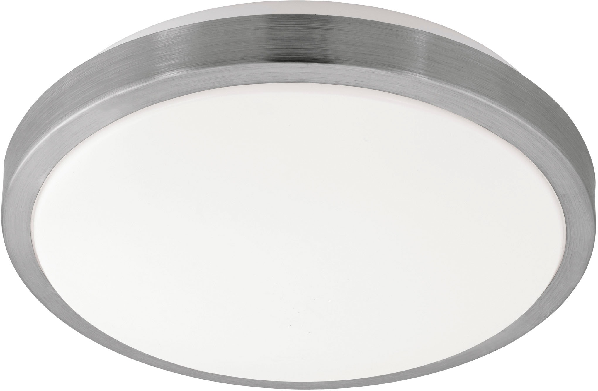 EGLO LED auf weiß, matt, und Kunststoff, Raten 1 Deckenleuchte »COMPETA bestellen 32,5 Nickel cm Ø: flammig-flammig, 1«, Deckenleuchte, Stahl