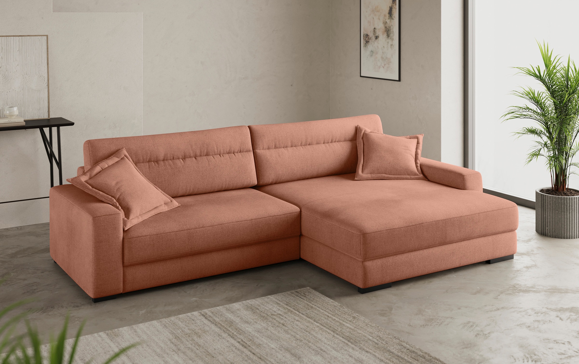 Mr. Couch Ecksofa "Marcello L-Form", inklusive EasyBett und Bettkasten günstig online kaufen