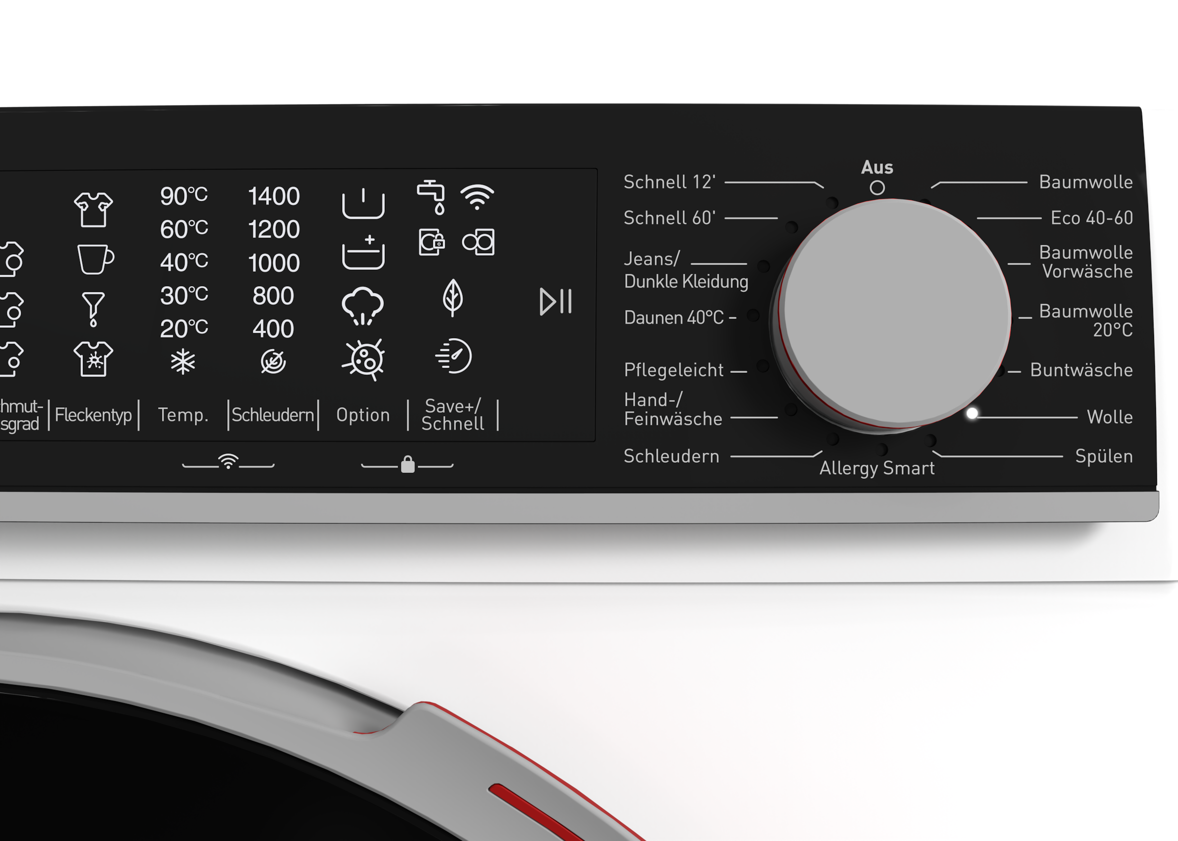 Sharp Waschmaschine Microfiber »ES-MNFL814CWA-DE«, 8 kg, 1400 U/min, 8kg / +WIFI / Microfiber / Fulltouch / Steam / A /
White