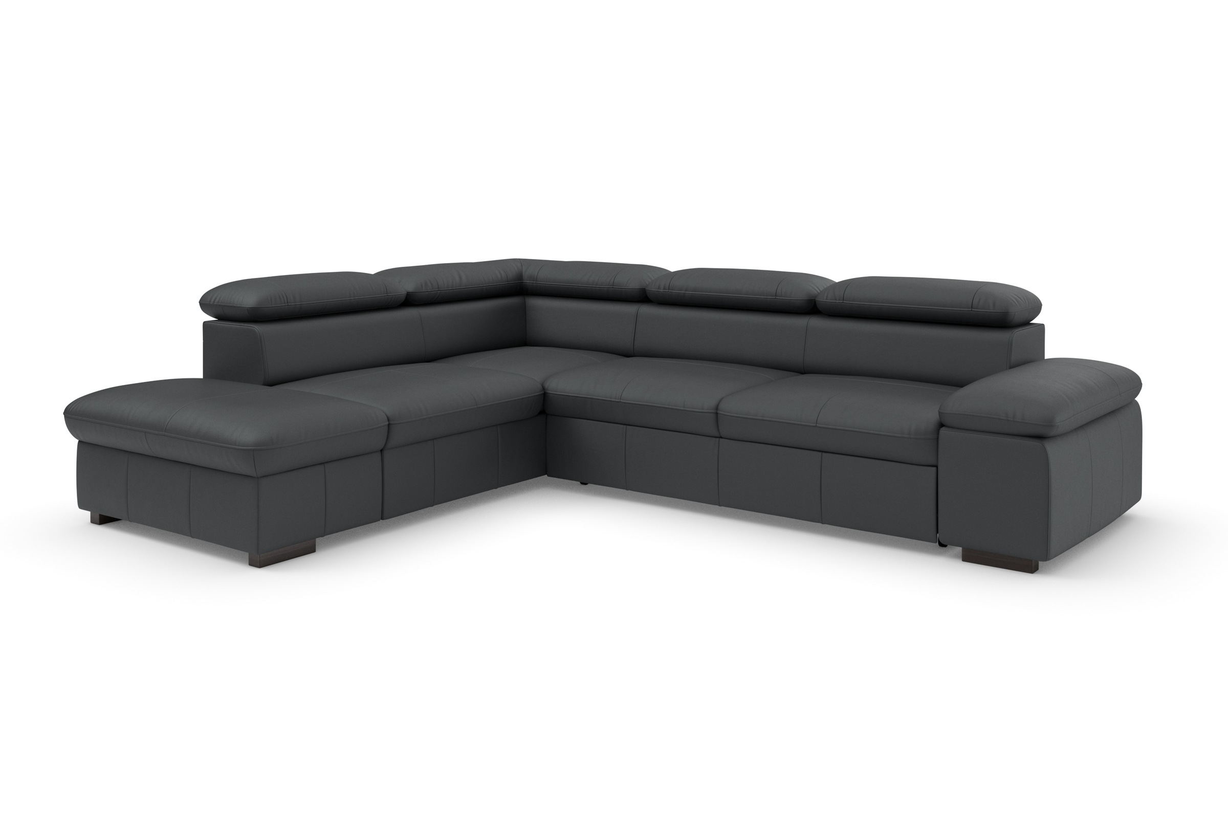 Home affaire Ecksofa »Alberto L-Form«, mit Kopfteilverstellung, wahlweise mit Bettfunktion