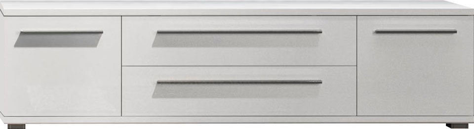 Places of Style Lowboard »Piano TV-Kommode in Breite 165 oder 180 cm mit Soft-Close-Funktion«, Hochglanz UV-lackiert, Br 180 cm mit versch. Tür- und Schubkastenmaße