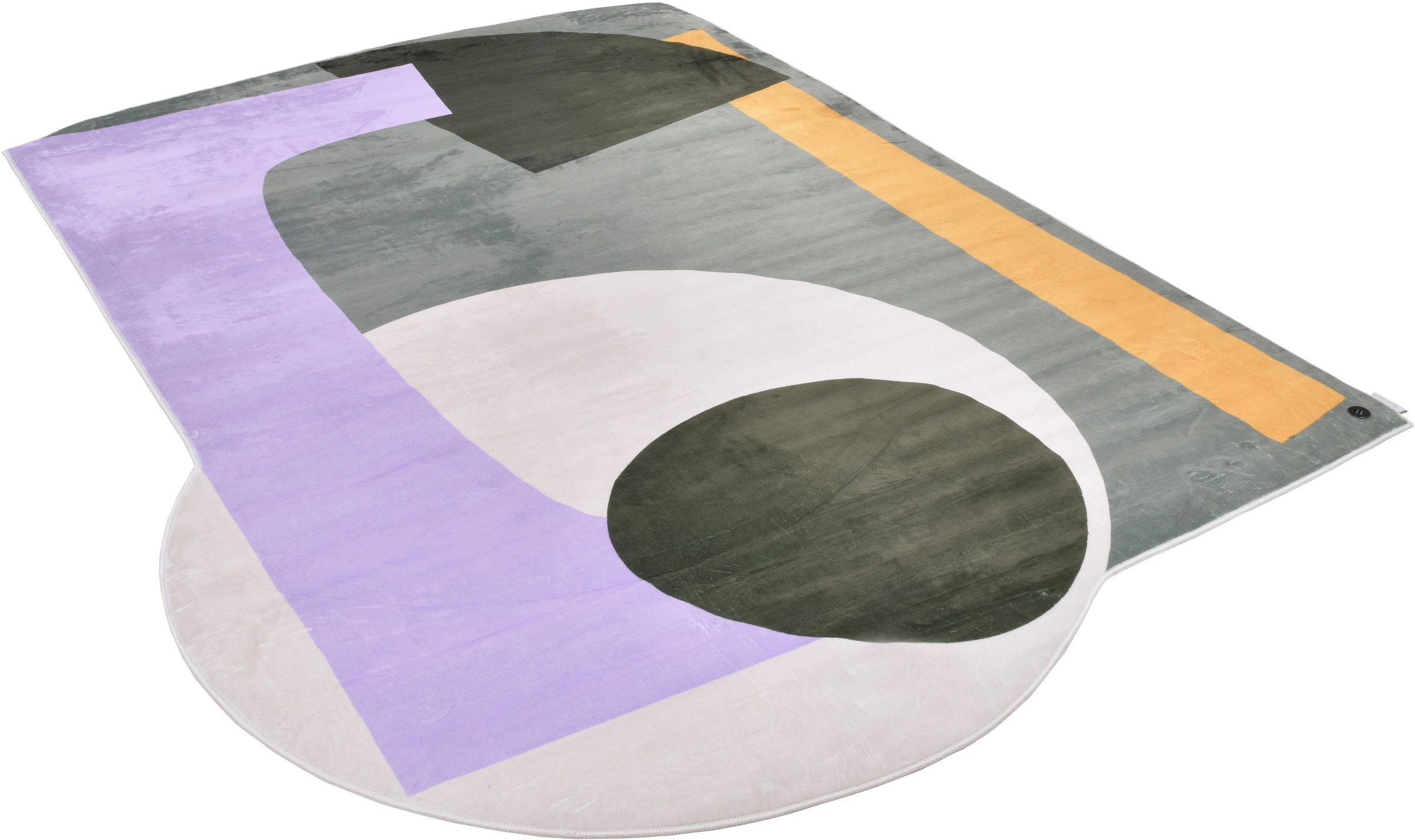 TOM TAILOR HOME Teppich »Shapes - EIGHT«, Motivform, 5 mm Höhe, Kurzflor, bedruckt, modernes Design
